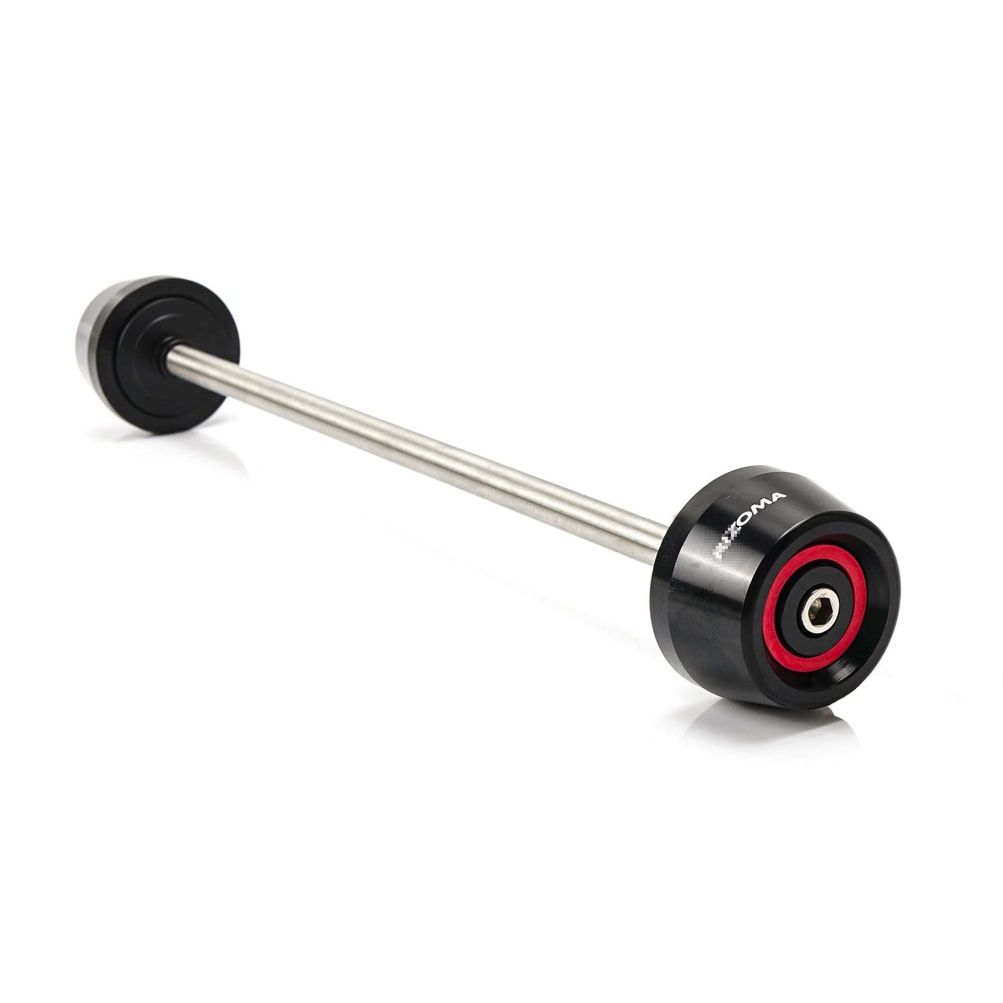 Kawasaki Z650 Z750 Z800 Z900 Z1000 Z1000SX ZX6R ZX10R Motorcycle Frame Sliders - Front Axle Fork Crash Protectors, Wheel Protectors in Black and Red for Enhanced Safety and Style on Road and Track