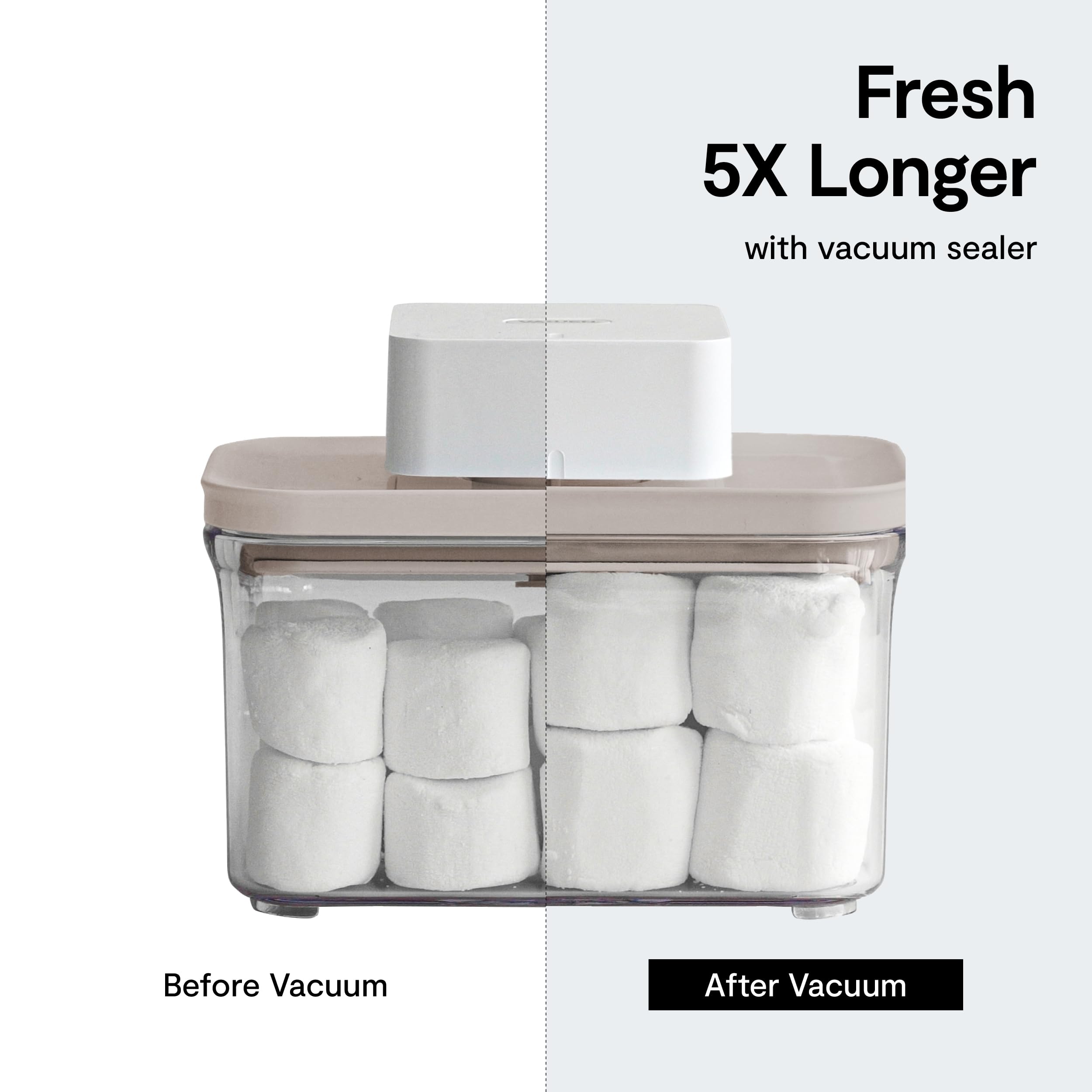 Premium Airtight Food Storage Containers Set - 8-Piece Mercury Color Special Edition with Vacuum Sealer | 100% Leak Proof, BPA-Free, Patented Double Silicone Lining | Ideal for Meal Prep, Leftovers & Pantry Organization