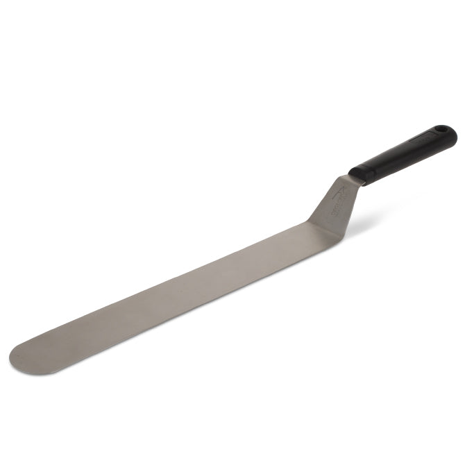 Premium Offset Flexible Spatula - Stainless Steel Blade with Heat-Resistant Silicone Head - Perfect for Baking, Cooking, Grilling & Cake Decorating