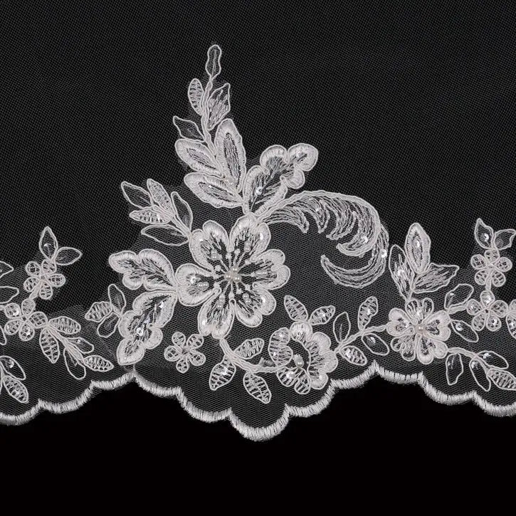 V2094WZ Veil - Premium Wedding Veil for Brides | Elegant & Lightweight Bridal Accessory for Weddings, Photos & Special Occasions