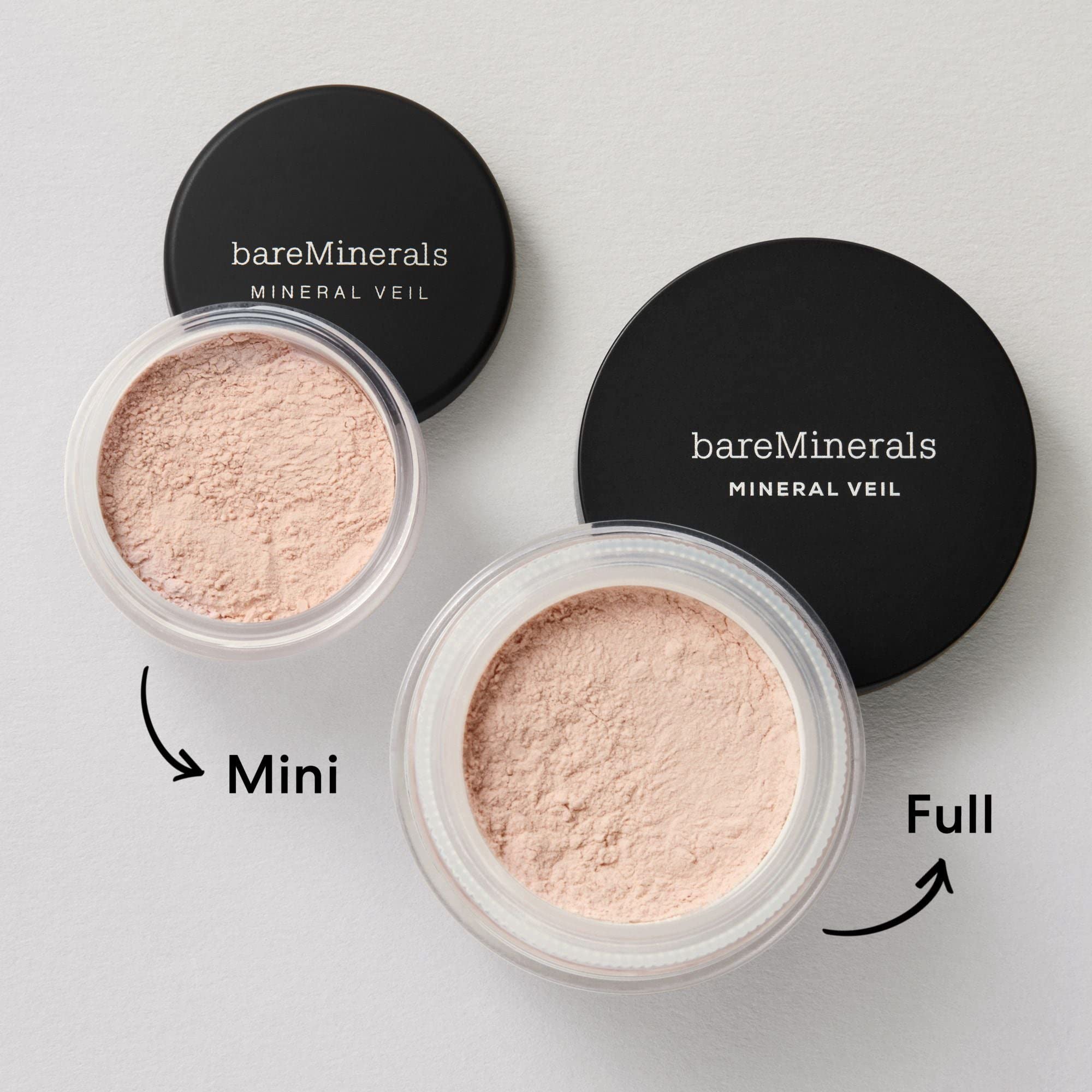 bareMinerals Mineral Veil Translucent Setting Powder - Weightless Blurring & Baking Makeup for Long-Lasting Wear | Talc-Free, Vegan, Cruelty-Free | Perfect for Everyday Use, Photo Shoots & Special Occasions