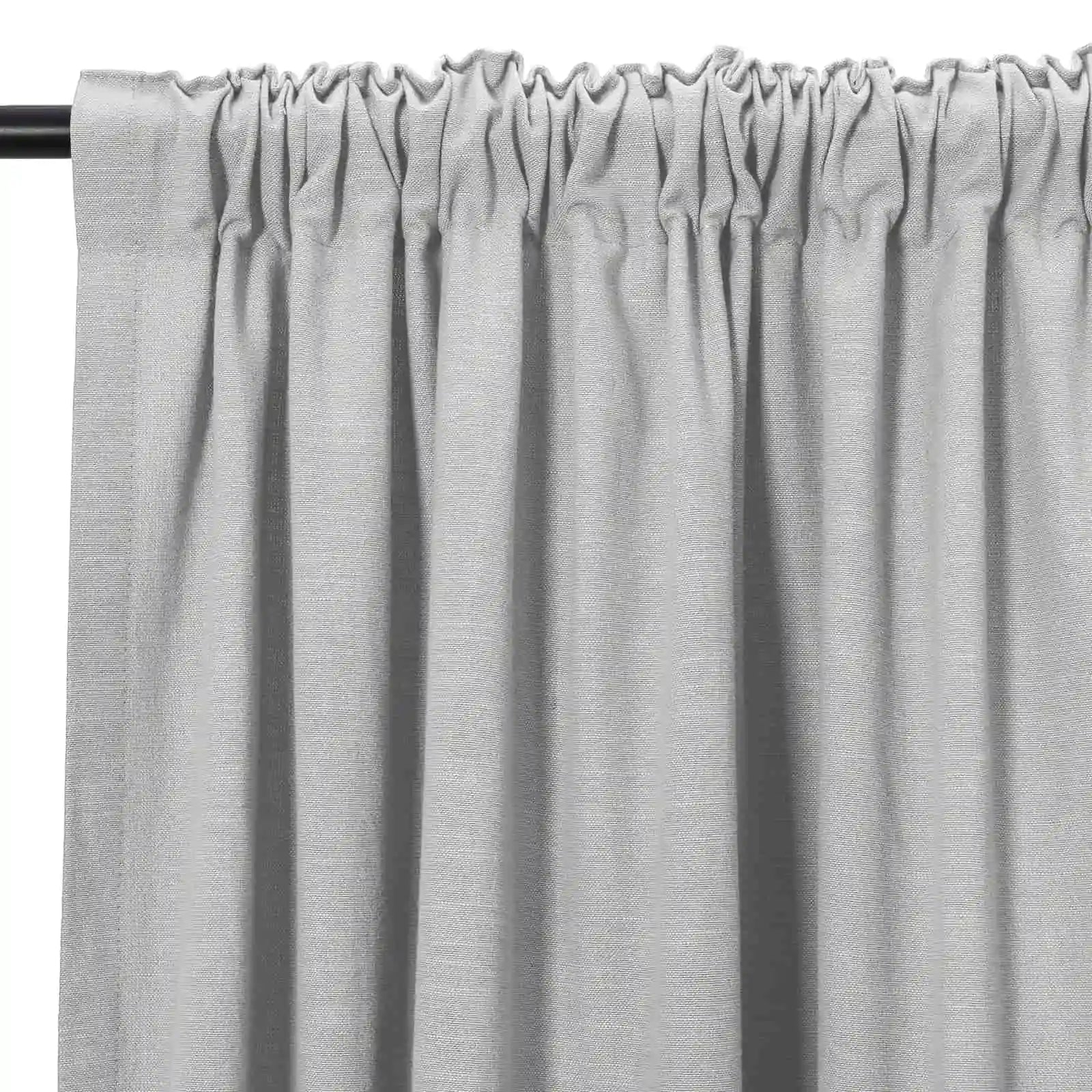 Luxury Linen Cotton Curtains - Soft Top Blackout Drapes for Living Room & Bedroom - Elegant Window Treatments for Home Decor