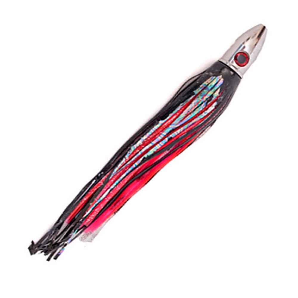 Red Eye 9.5 8oz Stainless Steel Bullet Head Fishing Lure - Perfect for Bass, Trout & Saltwater Fishing