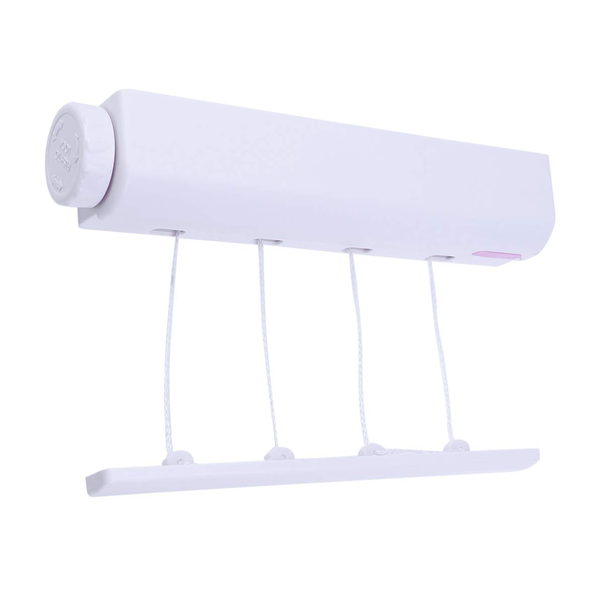 VICASKY Retractable Laundry Drying Line - 16.4ft Extendable Clothesline for Indoor/Outdoor Use, Heavy Duty Stainless Steel Wire with Wall Mount - Perfect for Apartments, Balconies, Camping & Travel