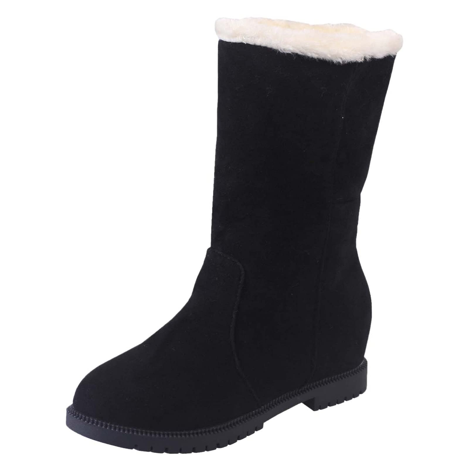 Women's Winter Ankle Boots - Fashionable Snow Boots with Thick Sole for Cold Weather - Perfect for Snowy Days, Outdoor Activities & Casual Wear