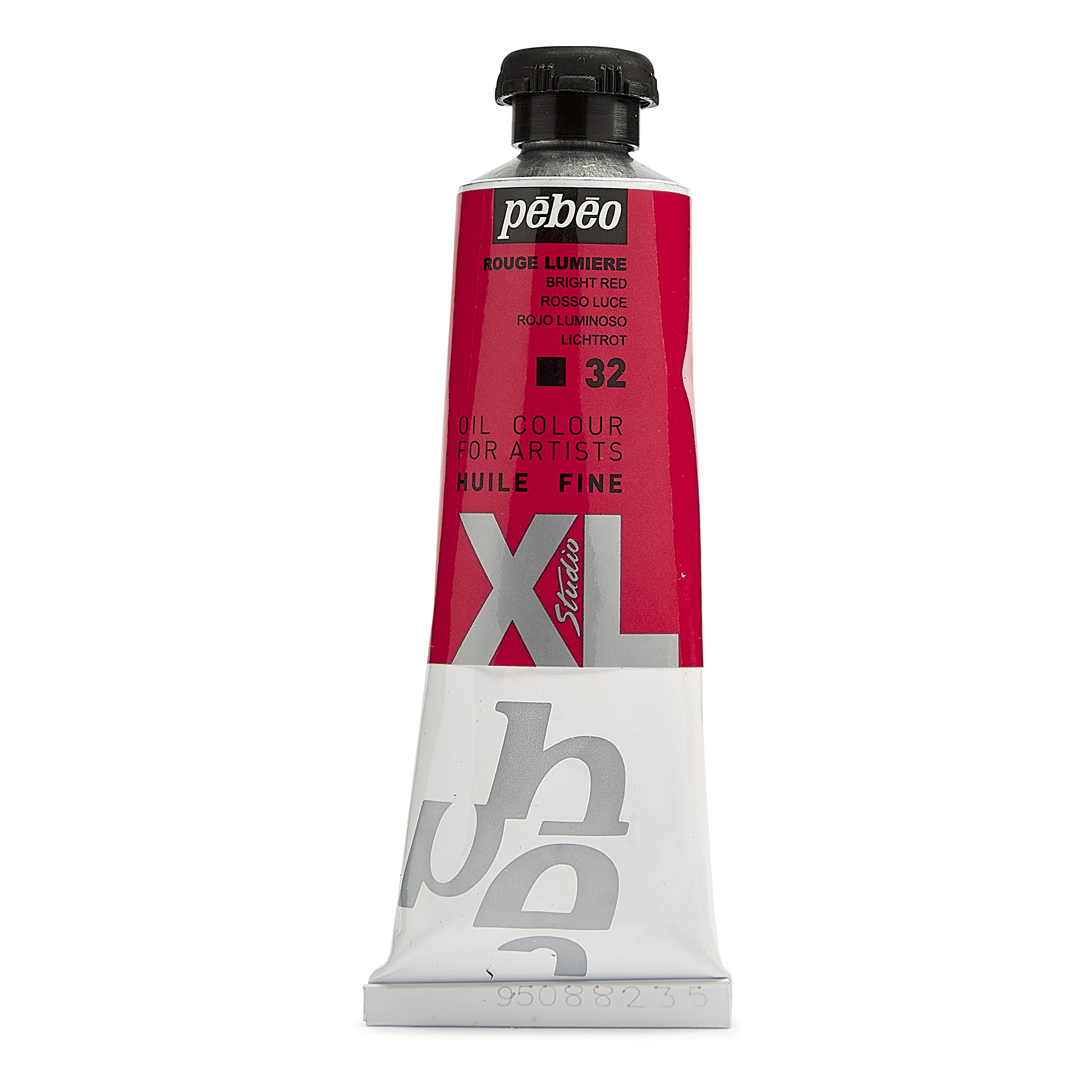 Pebeo 37ml Light Red Oil Paint - Professional Artist Quality for Canvas & Fine Art Painting | Perfect for Landscapes, Portraits & Still Life