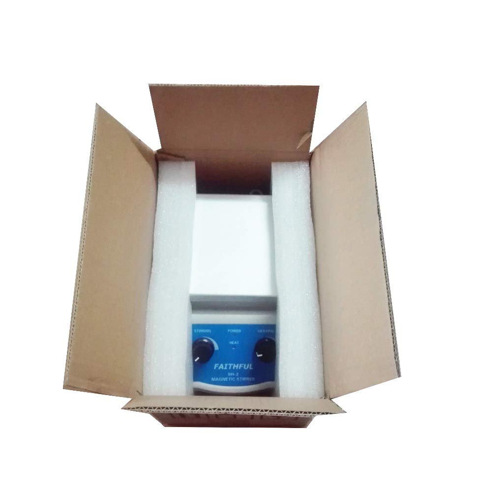 LANTAO Hot Plate Magnetic Stirrer 110V 60Hz with Stepless Speed Control - Lab Equipment for Chemistry Experiments, Scientific Research & Healthcare Applications