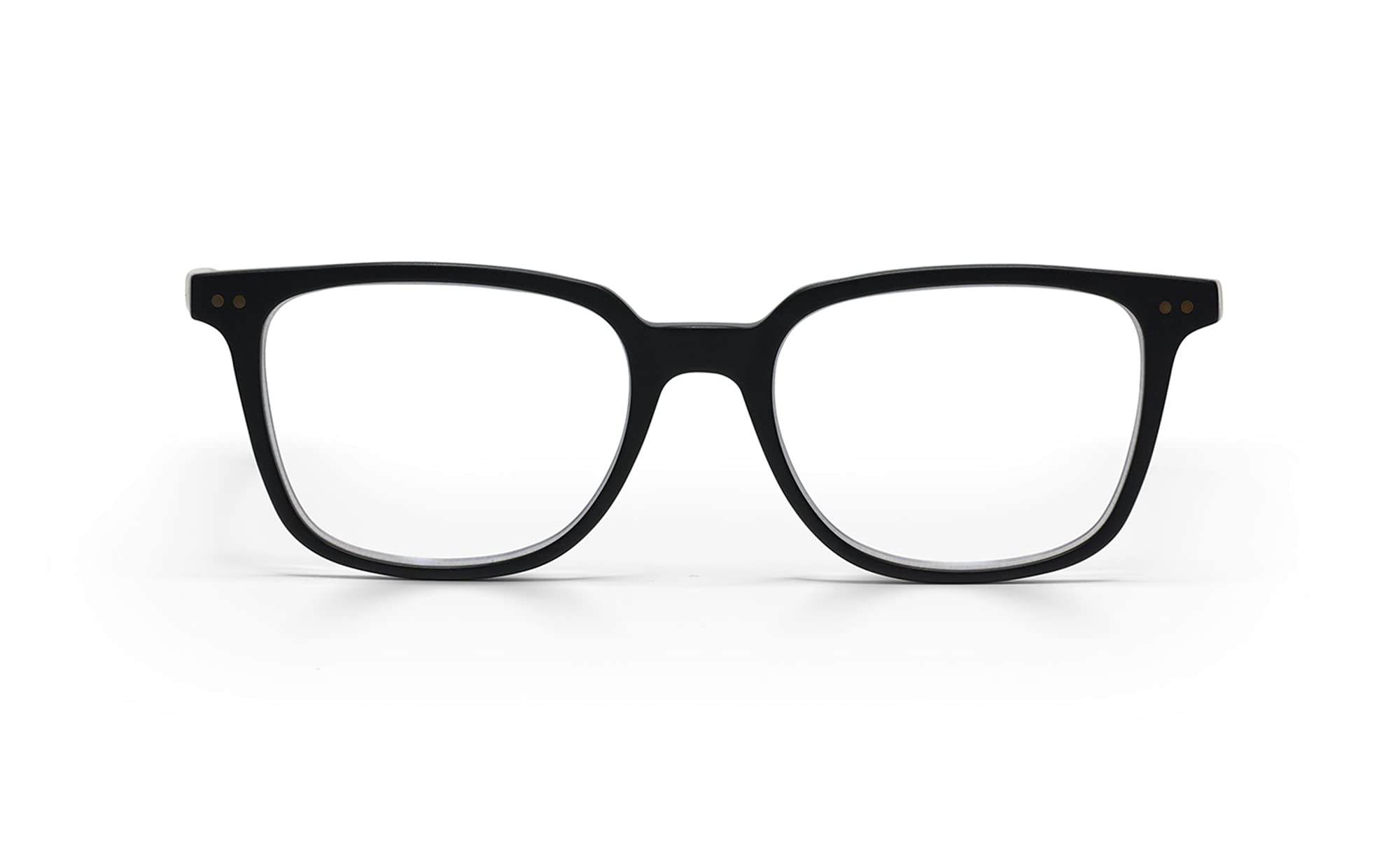 eyebobs C Suite Unisex Premium Reading Glasses for Men & Women - Lightweight Square Frame Readers for Office, Computer & Book Reading