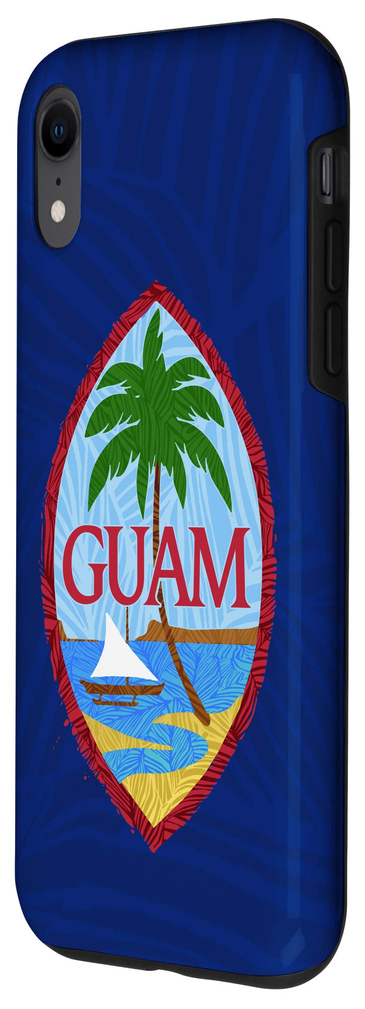 iPhone XR Guam Phone Case with Chamorro Seal - Durable Blue Protective Cover for iPhone XR | Perfect for Travel, Island Life & Cultural Pride