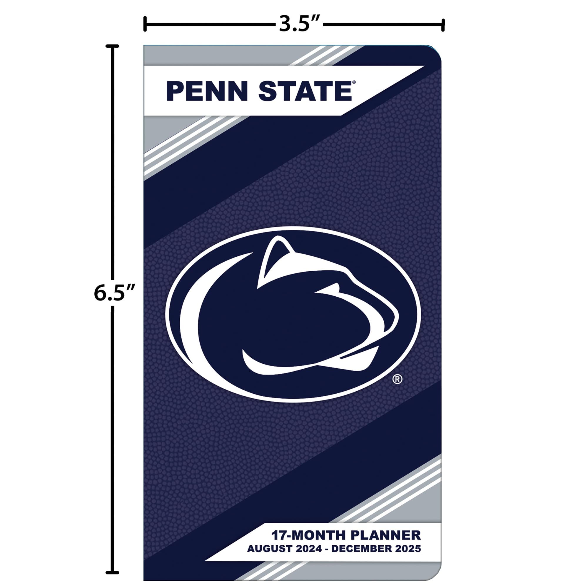 Penn State Nittany Lions 2025 17-Month Pocket Planner by Turner Sports - Perfect for College Students & Football Fans (PF-25998890518) - Ideal for Scheduling, Gifts & Game Day Planning
