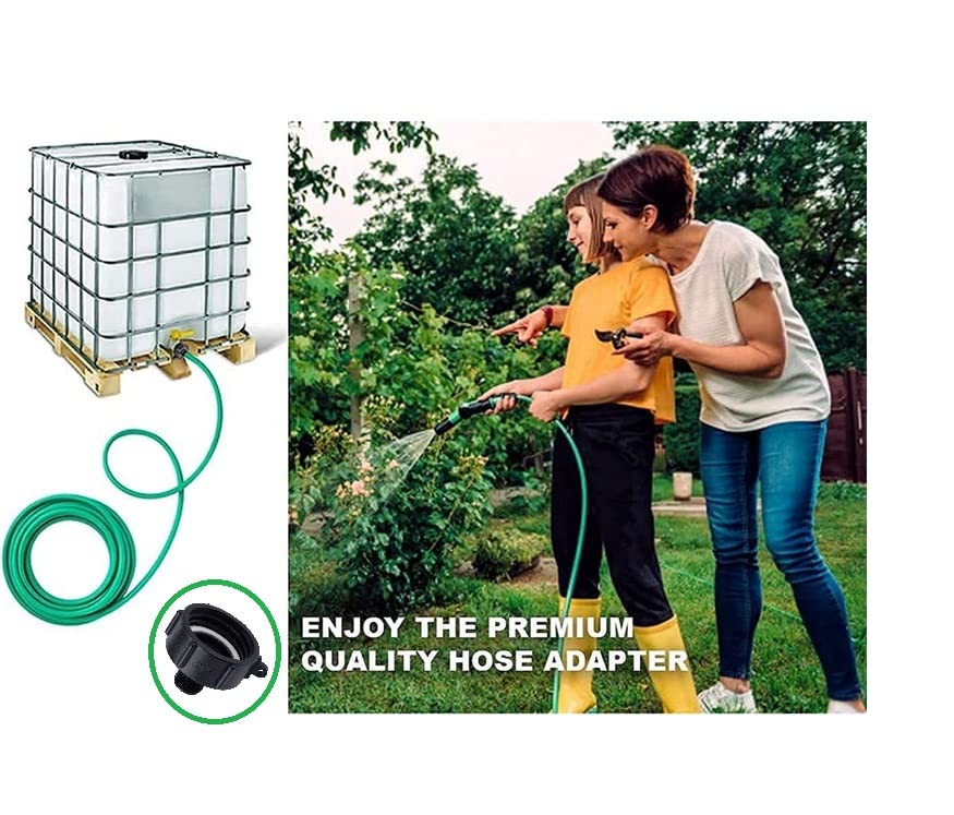 2PCS 275-330 Gallon IBC Tote Water Tank Adapter - 2
