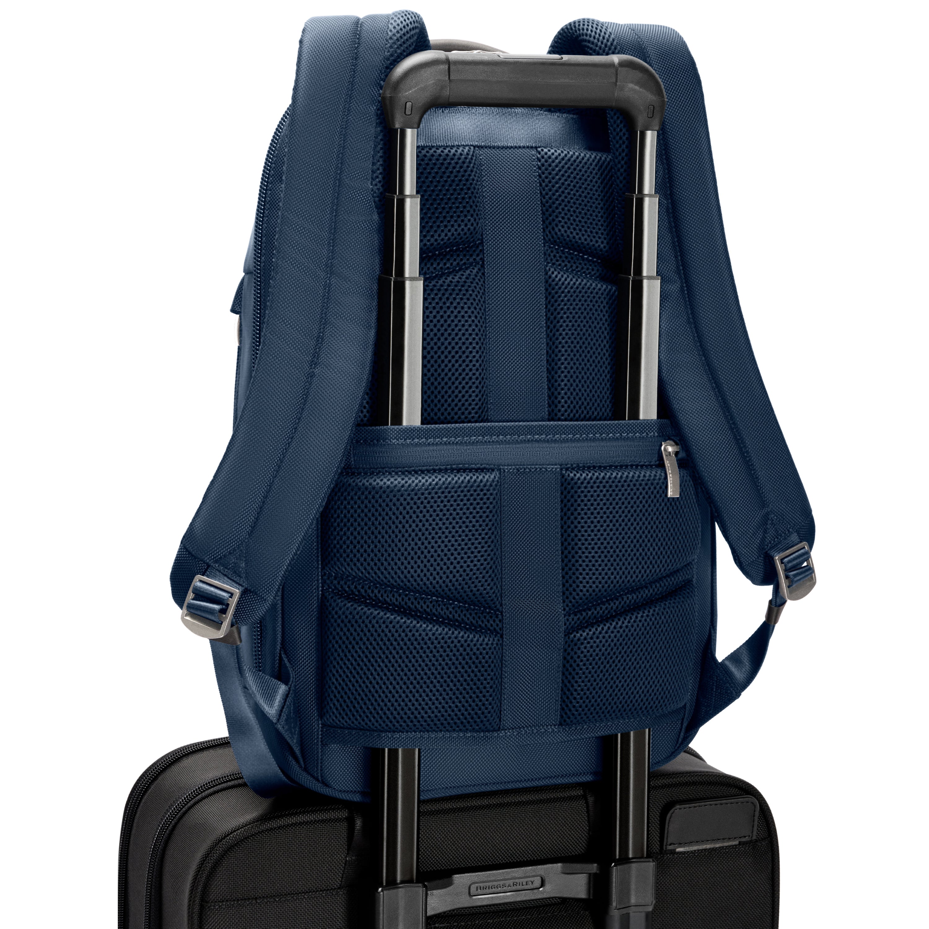 Briggs & Riley @work 2.0 Slim Backpack for Business Travel & Commuting - Durable Laptop Backpack with USB Charging Port, Water-Resistant, Perfect for Work & College