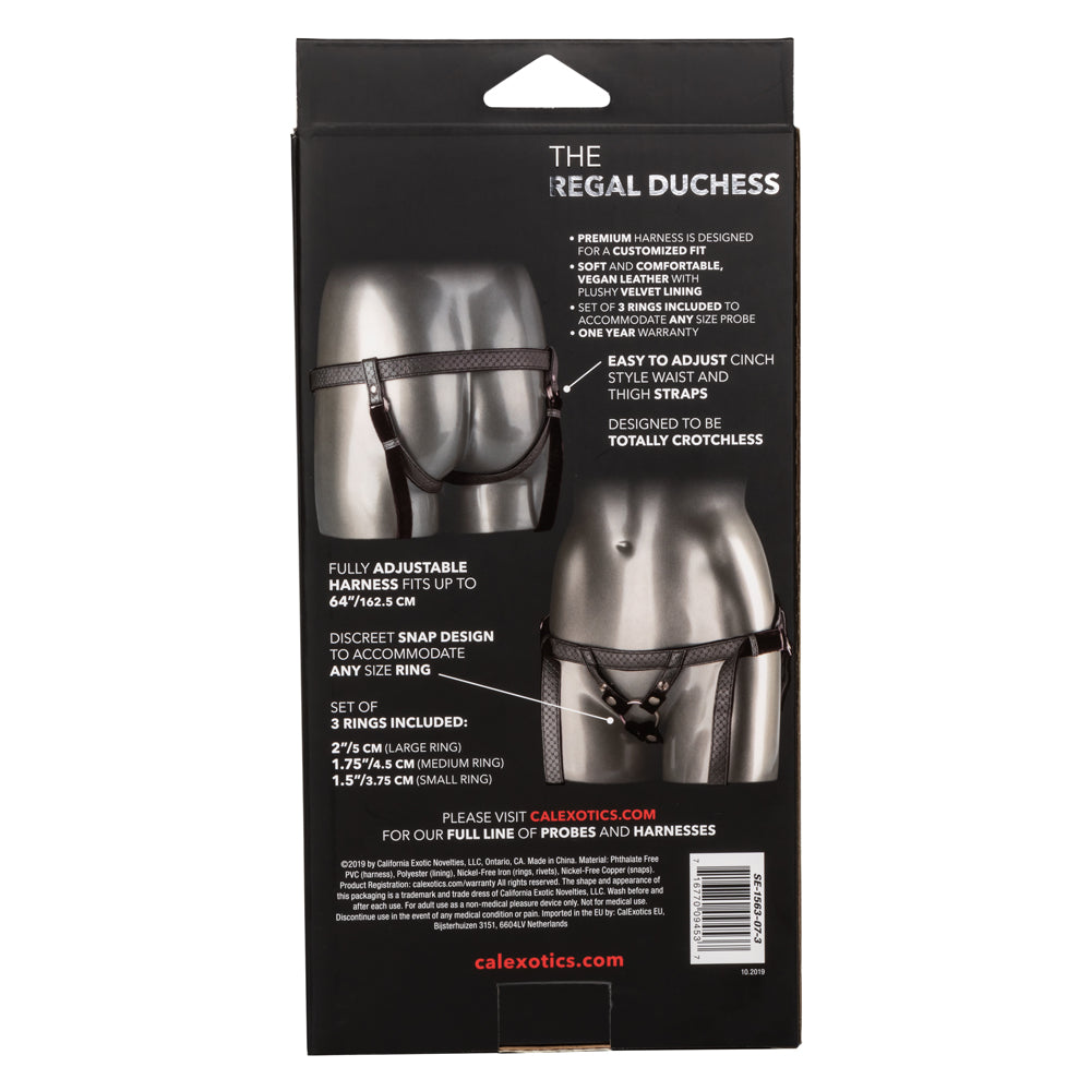 Her Royal Harness - The Regal Duchess Low Profile Strap-On Dildo Harness for Women | Comfortable & Adjustable for Couples Play & LGBTQ+ Intimacy