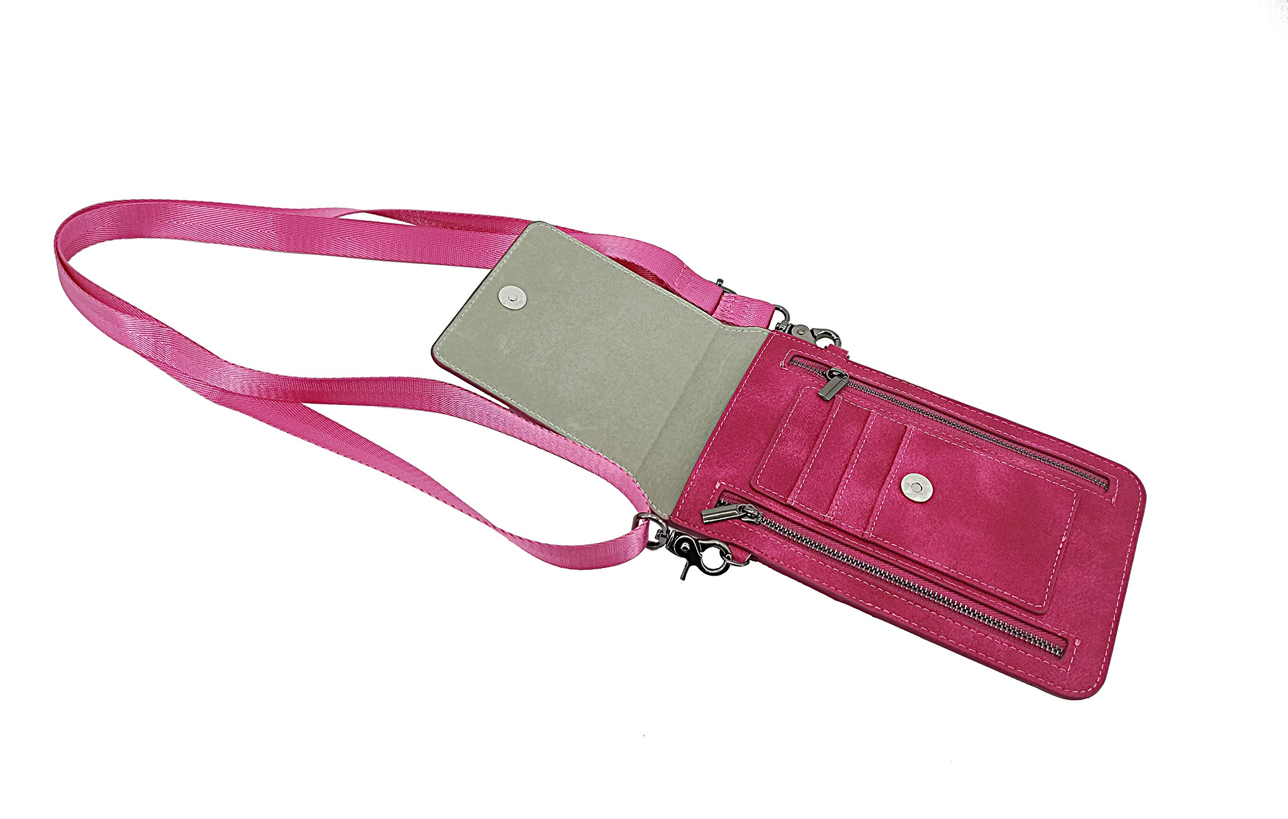 Stylish Synthetic Suede Leather Shoulder Bag for Women & Girls - Adjustable Strap Rose Red Handbag | Perfect for Everyday Use, Shopping & Travel Accessories