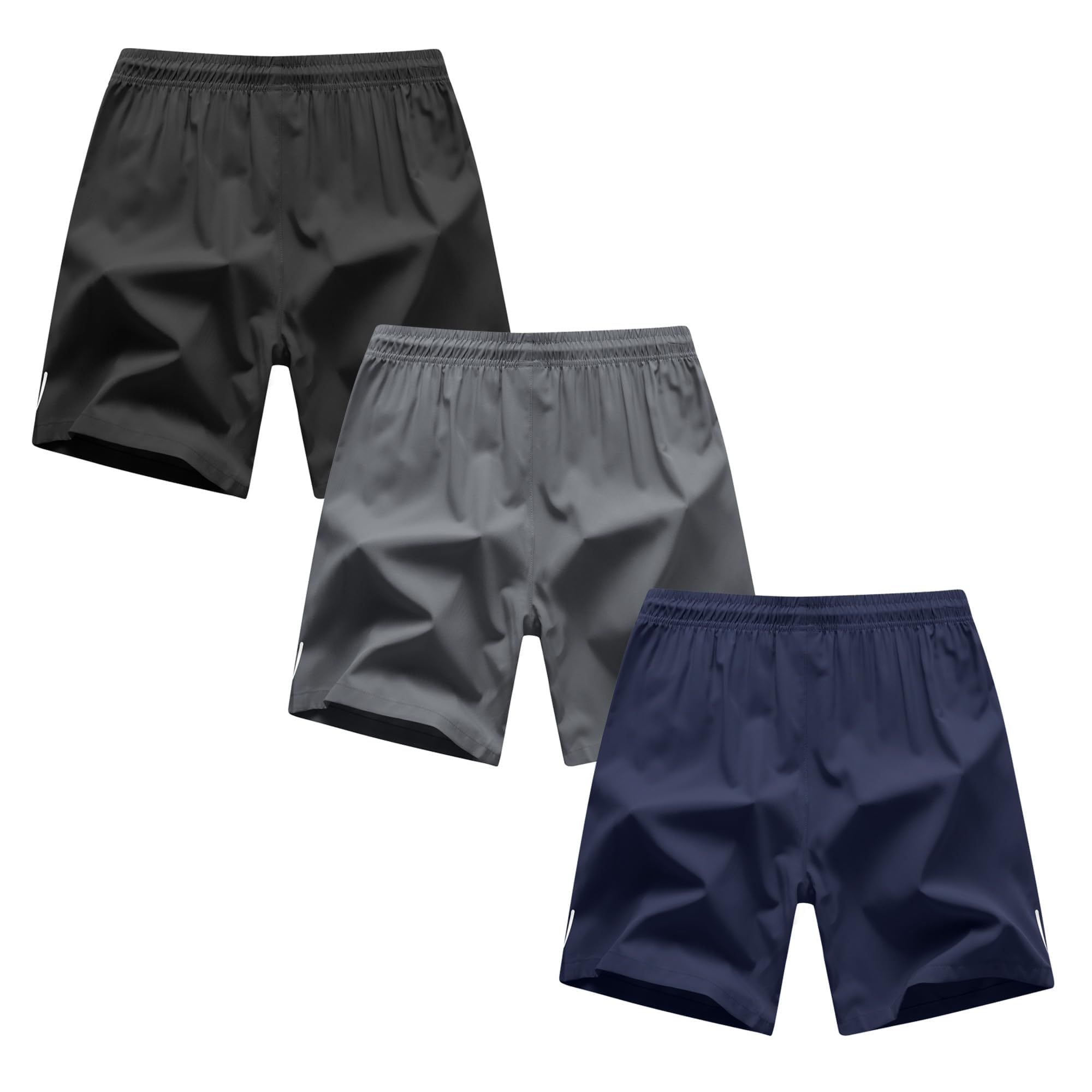 Boys' Quick Dry Athletic Shorts - Breathable Workout Running Gym Shorts for Active Kids | Perfect for Sports, Training & Outdoor Play