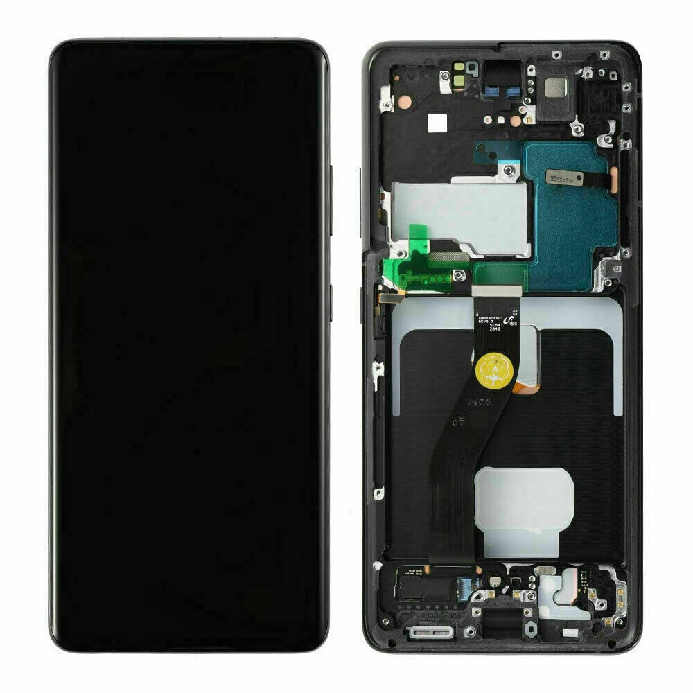Original Super AMOLED Display Touch Screen Digitizer for Samsung Galaxy S21 Ultra 5G G998 - High-Quality Replacement LCD with Black Frame | Perfect for DIY Phone Repair & Screen Replacement
