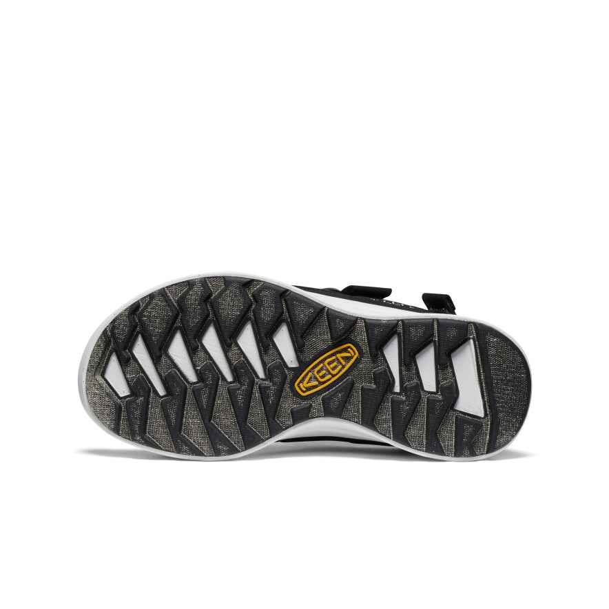 Women's Elle Sport Backstrap Sandal - Black/Steel Grey | Comfortable Athletic Sandals for Running, Hiking & Outdoor Activities