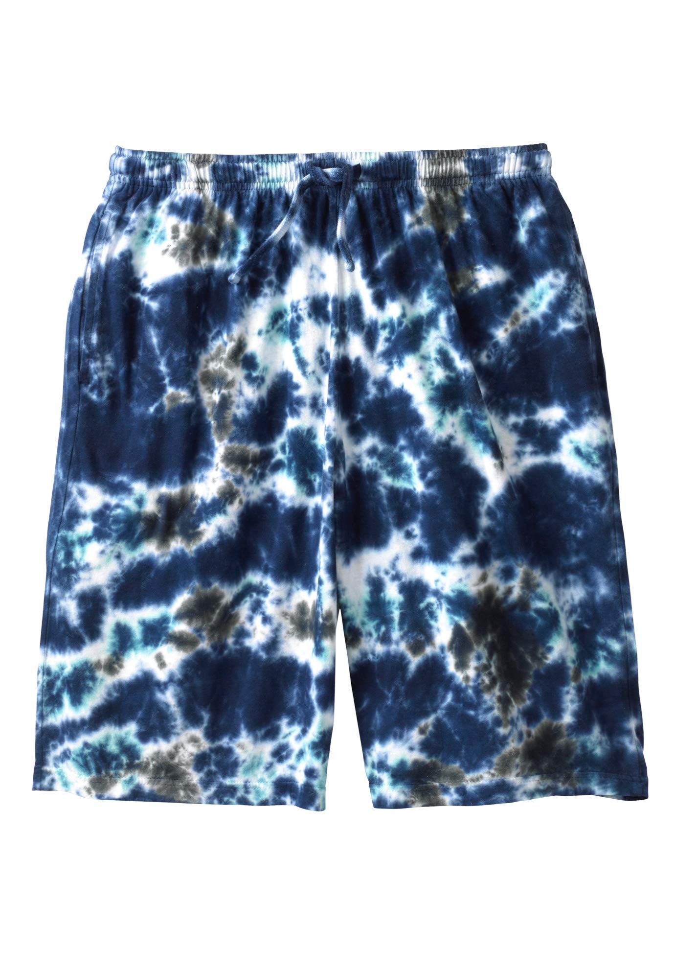 King Size Men's Big & Tall Lightweight Jersey Pajama Shorts - Soft & Breathable Sleepwear for Summer Nights, Lounge Wear & Relaxing at Home