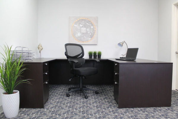 Boss Mesh Back Ergonomic Office Chair B6338 - Adjustable Lumbar Support & Breathable Design for Home & Office Workspaces