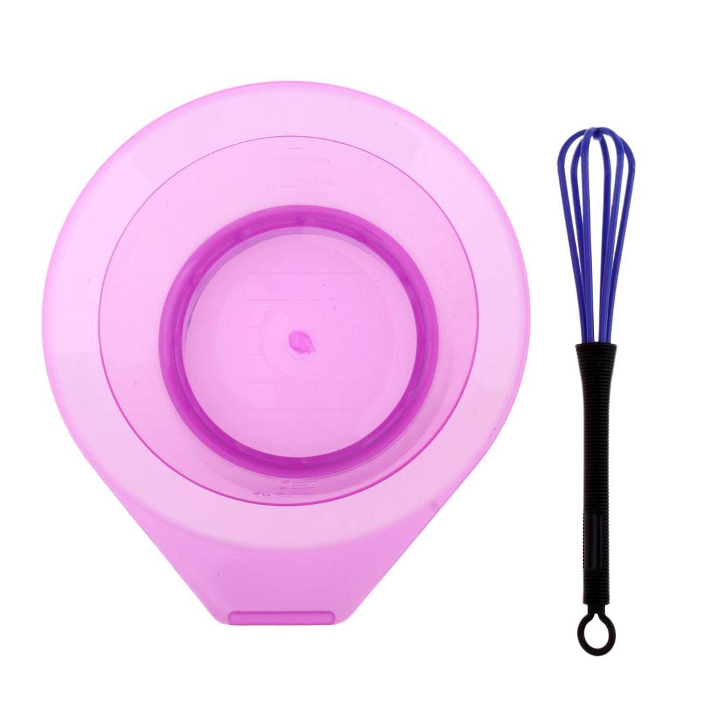 Milageto Professional Hair Color Mixing Bowl & Whisk Set for Salon & Home Use – Perfect for DIY Hair Dye, Highlights, and Balayage Application