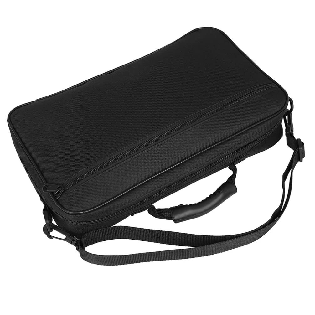 Portable Storage Bag Organizer for Orchestra Instruments - Clarinet Case, Alto Saxophone Carry Bag, African Drum Backpack - Durable Shoulder Tote for Outdoor Travel & Music Performances (Black)