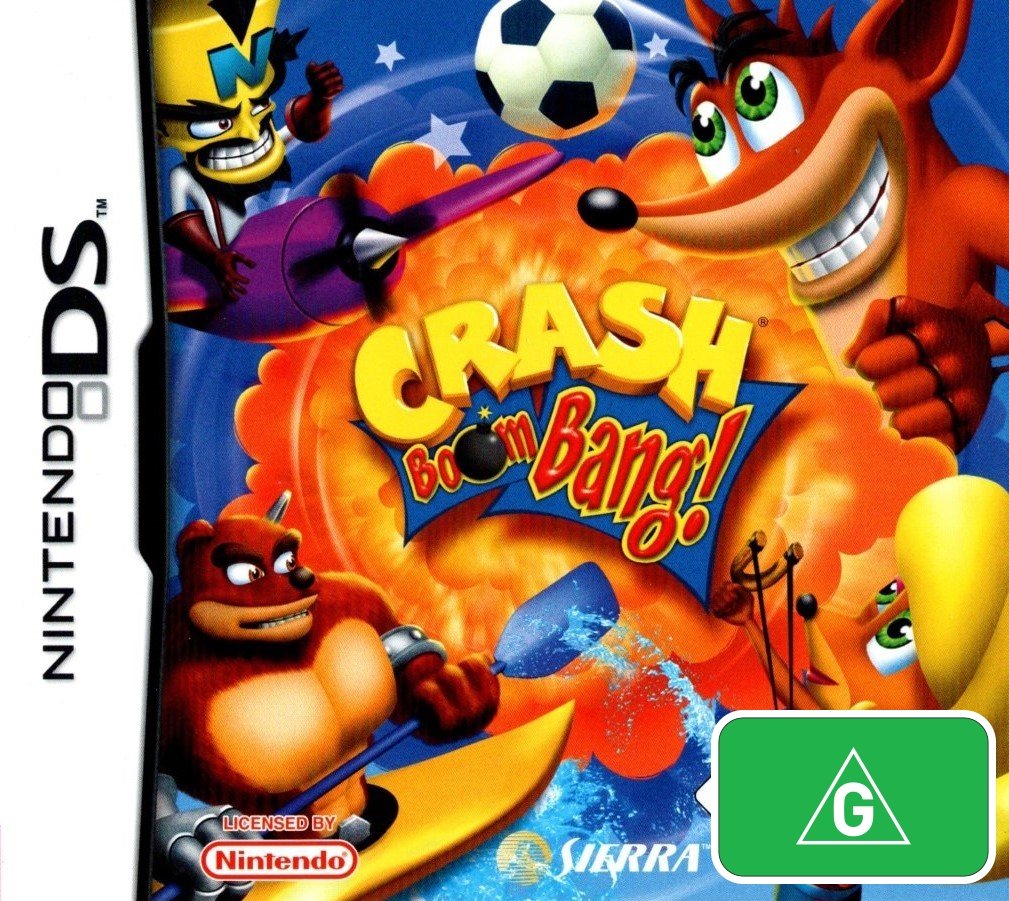 Crash Boom Bang! Nintendo DS NDS Game - Fun Action-Packed Adventure for Kids & Adults - Perfect for Travel, Parties & Family Game Nights