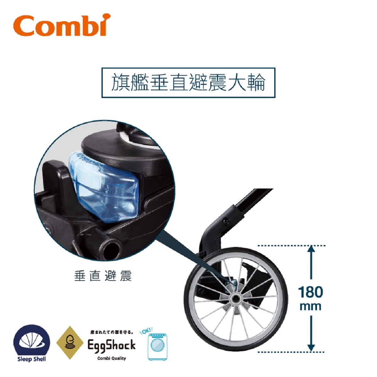 Combi UMBRETTA 4Cas Premium Eg S Black Stroller - Lightweight Compact Baby Stroller for Travel & Everyday Use