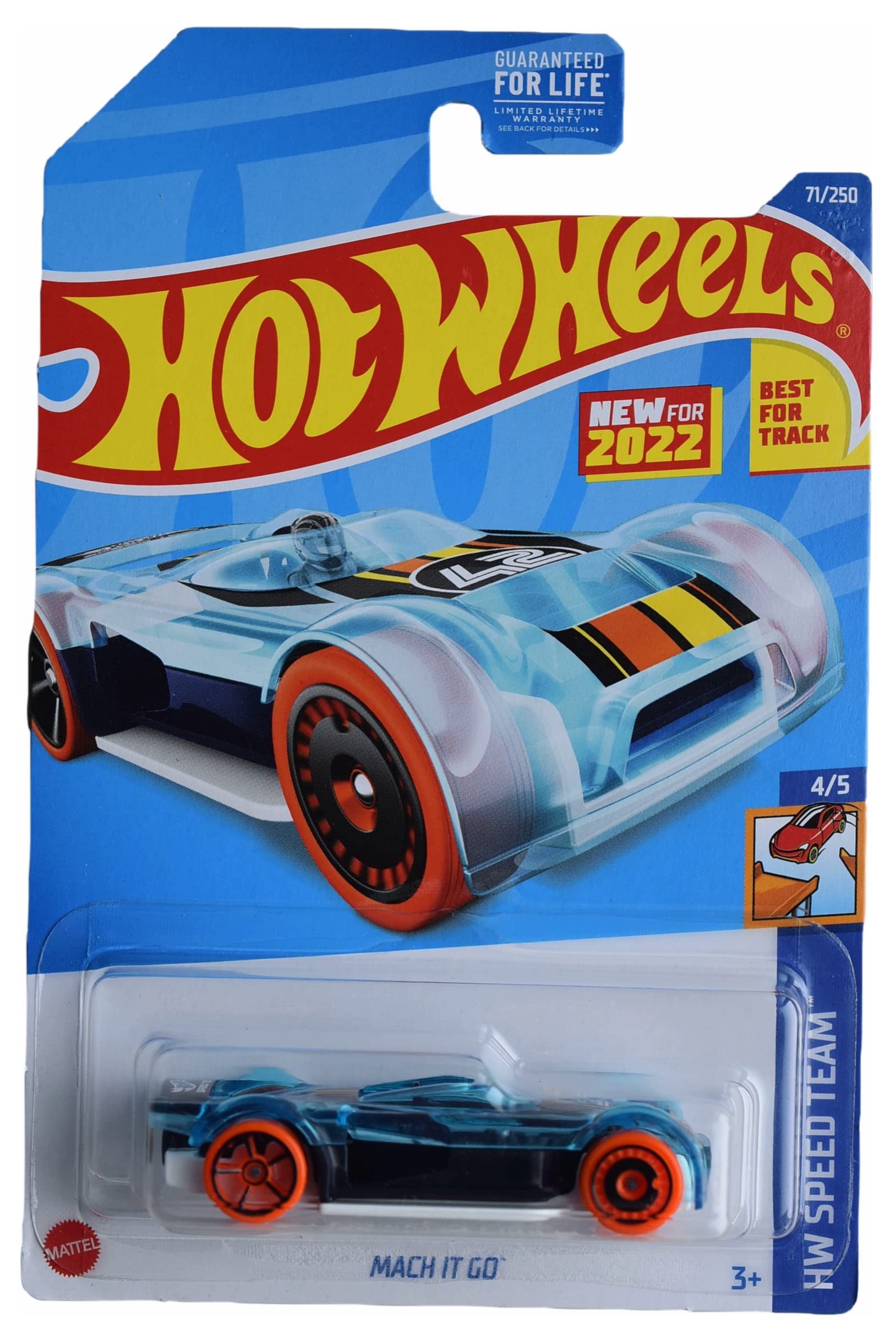 Hot Wheels Mach It Go Speed Team 4/5 Die-Cast Toy Cars - High-Speed Racing Playset for Kids & Collectors - Perfect for Track Racing, Birthday Gifts & Playroom Decor