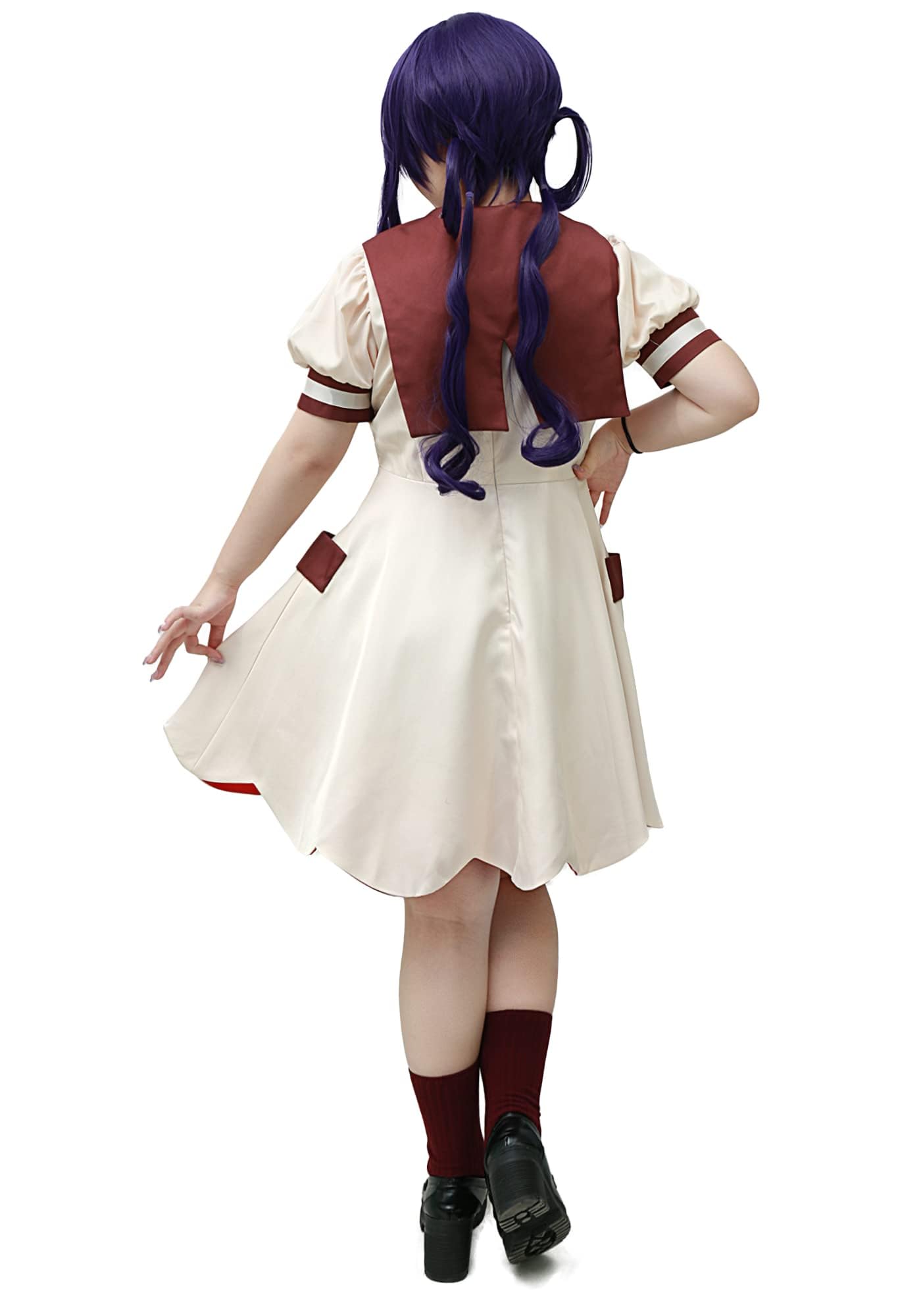 C-ZOFEK Women's Cosplay Costume Dress with Matching Socks - Anime Character Outfit for Halloween Parties, Cosplay Events & Themed Dress-Up