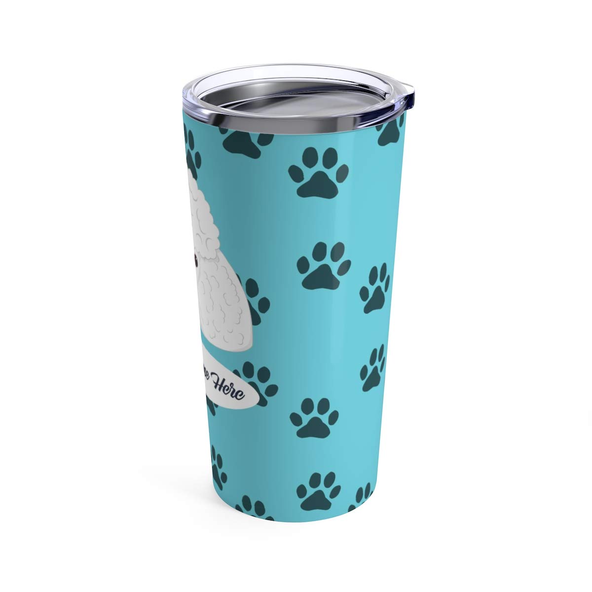 Personalized Poodle Travel Mug - Custom Dog Lover Tumbler for Coffee, Tea, Beer & Cold Drinks | Insulated Stainless Steel Cup for Men & Women | Perfect Gift for Dog Owners | Great for Travel, Office & Outdoor Adventures