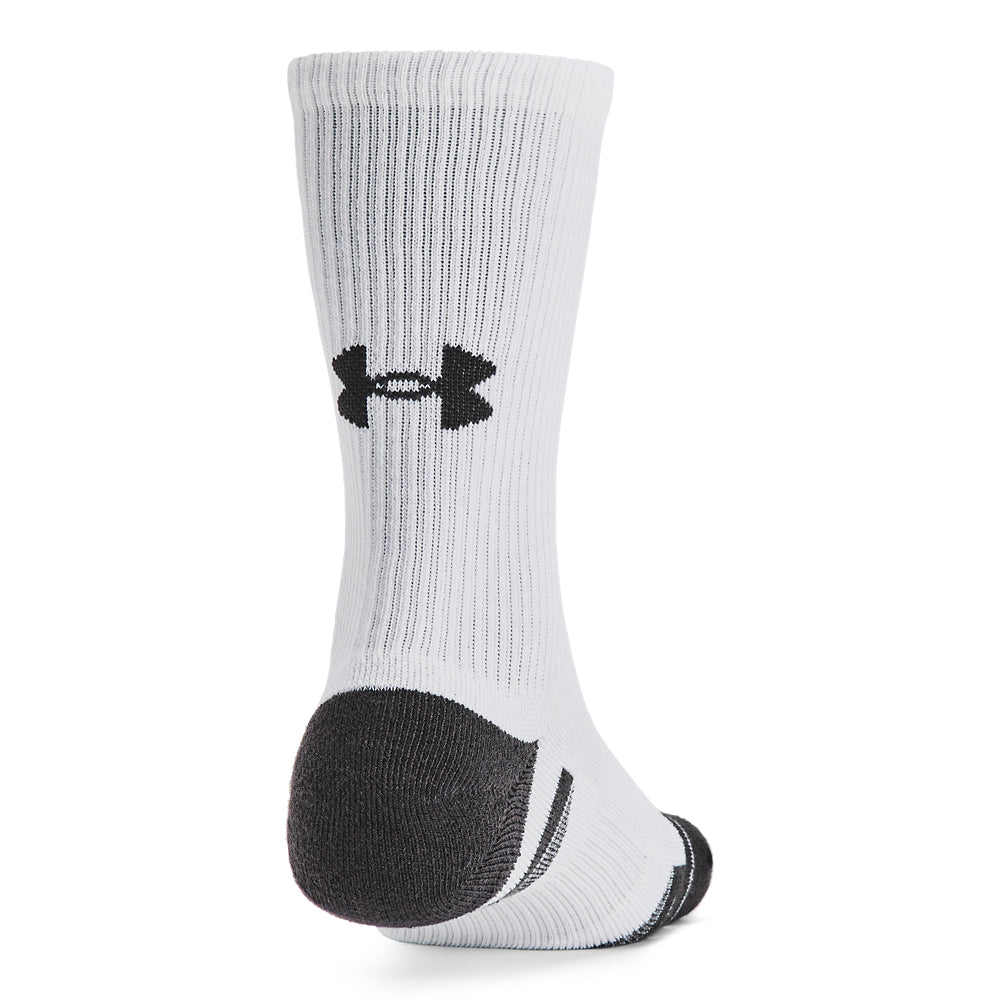 Under Armour Performance Tech Crew Socks 6-Pack for Men & Women - Moisture-Wicking Athletic Socks for Running, Gym & Sports