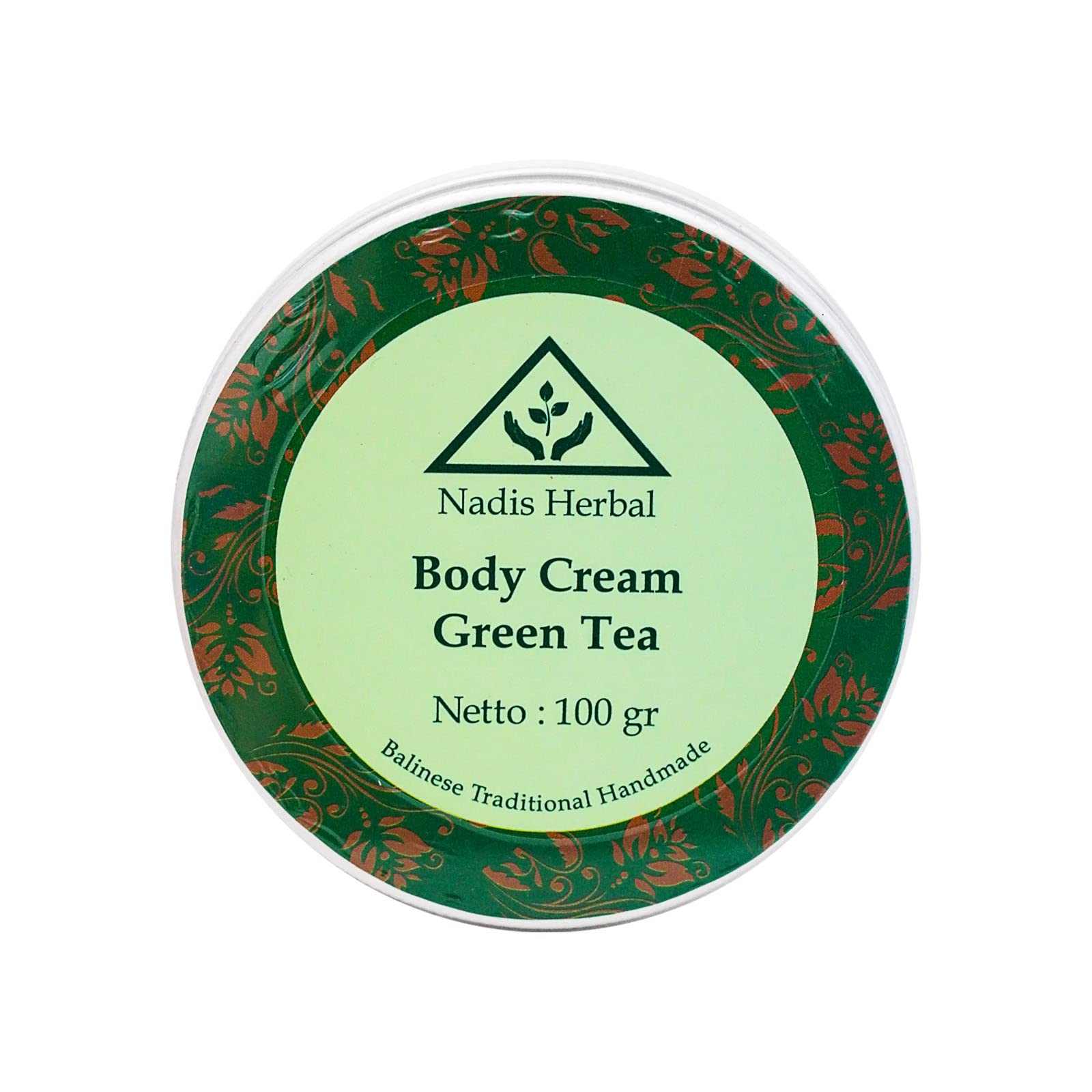 Natural Green Tea Body Cream 100g - Hydrating & Moisturizing for Dry Skin - Perfect for Daily Use & Spa Nights
