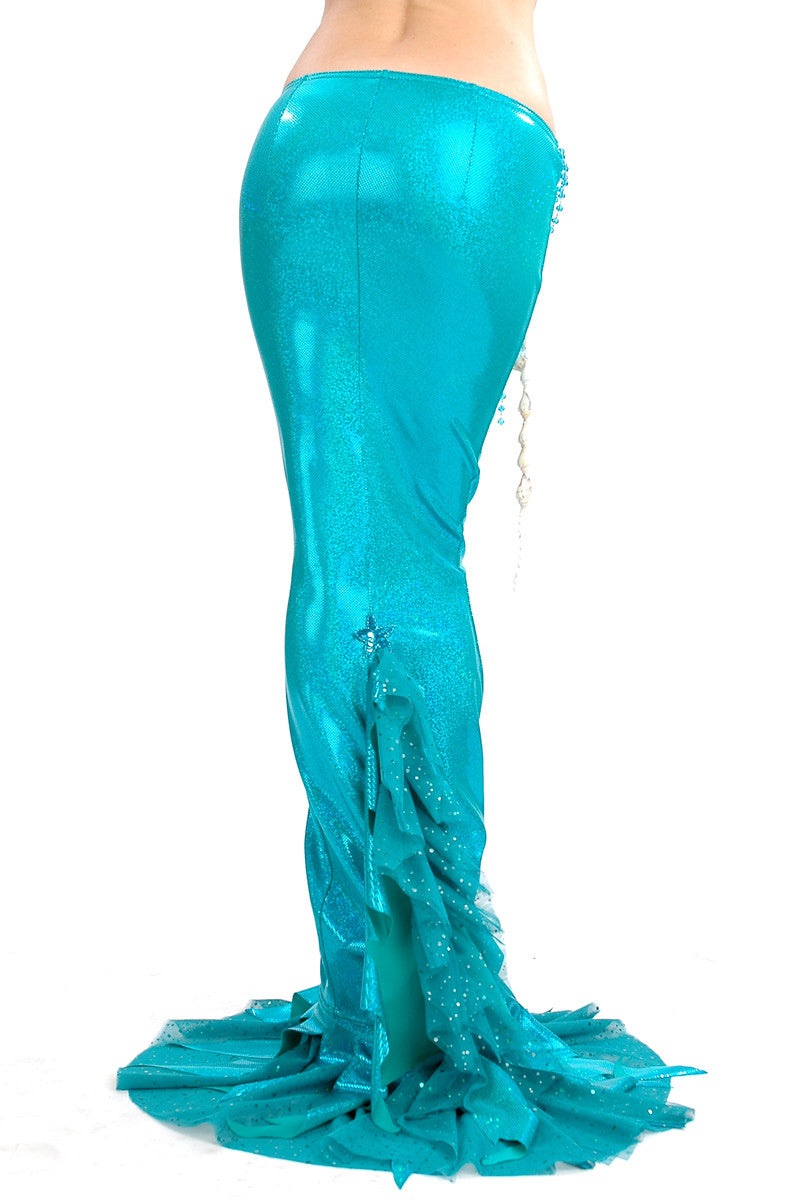 Lil' Mermaid Skirt for Girls - Sparkly Sequin Tutu Dress for Kids Dance Costume & Birthday Party Outfit | Perfect for Ballet Recitals, Halloween, Princess Dress Up & Photo Shoots