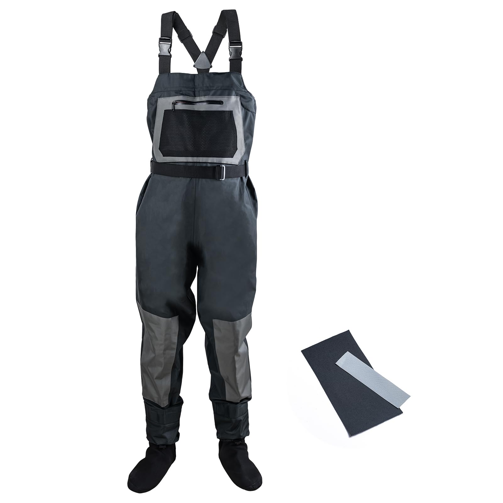 Goture Breathable Chest Waders for Men & Women - Waterproof Fishing & Duck Hunting Stocking Foot Waders - Ideal for Fly Fishing, Stream Wading, and Waterfowl Hunting Adventures