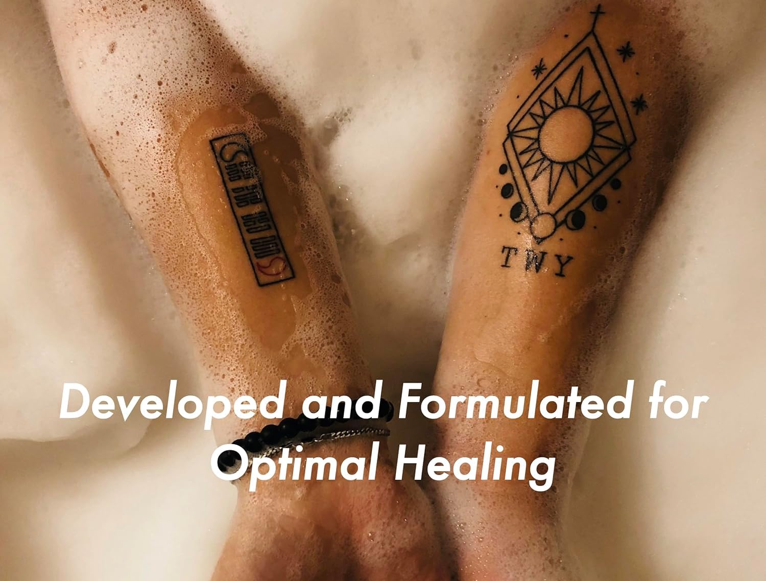 Heal-It Tattoo Aftercare Foaming Soap - 50ml | Gentle Cleanser for New Tattoos & Piercings | Promotes Healing & Prevents Infection | Ideal for Post-Tattoo Care & Skin Recovery