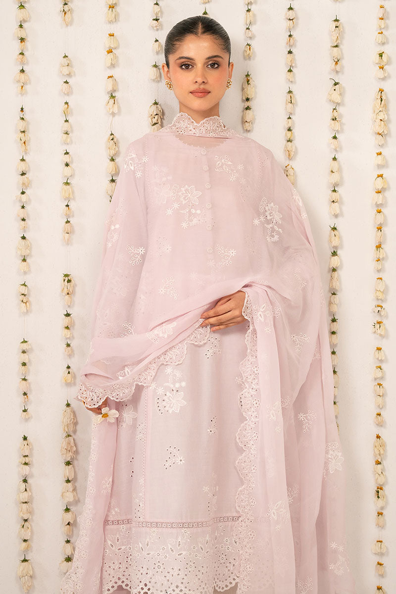 LILAC BLOOM 2-Piece Set (Shirt & Dupatta) - Elegant Indian Ethnic Wear for Women, Perfect for Festivals, Weddings & Special Occasions