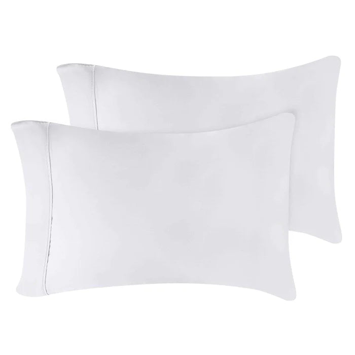 300 Thread Count Modal Beechwood Pillowcase Set - 2 Piece Soft & Breathable Bedding for a Comfortable Night's Sleep - Perfect for Home, Hotel, and Travel Use