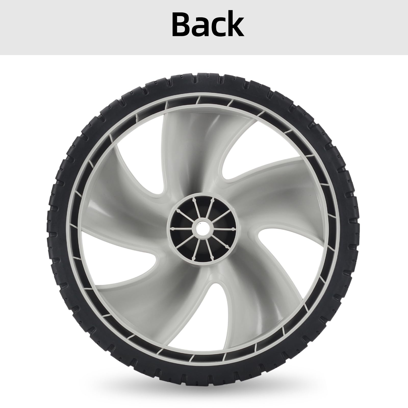 12x1.75 Inch Replacement Rear Wheels for Arnold 490-324-0002 Lawn Mower - 1/2