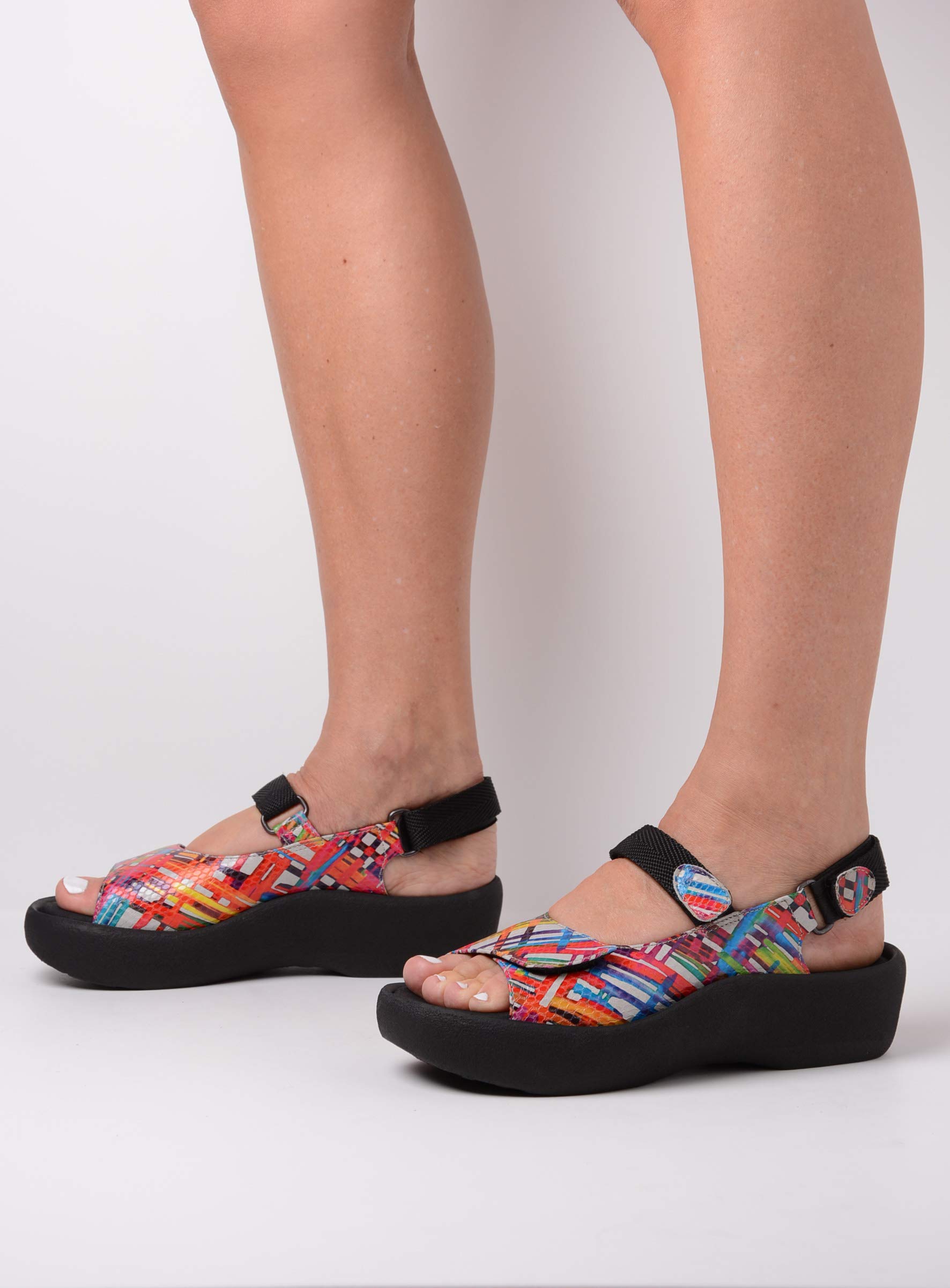 Wolky Women's Comfortable Heeled Sandals - Stylish & Supportive Summer Shoes for Walking, Travel & Outdoor Activities