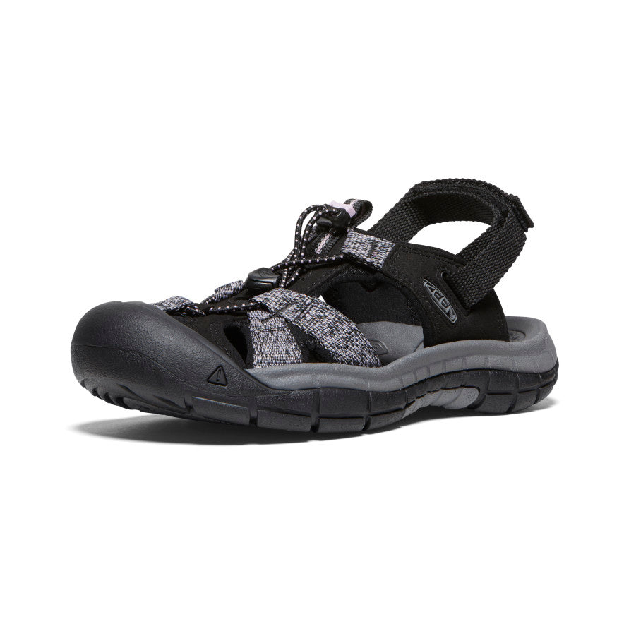 Women's Ravine H2 Sandal - Comfortable Outdoor Hiking Sandals for Women, Black/Dawn Pink | Perfect for Hiking, Camping & Summer Adventures