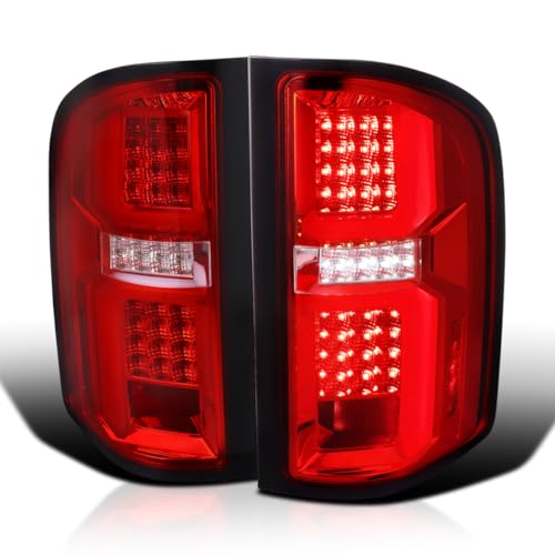 Chrome Housing Red/Clear Lens