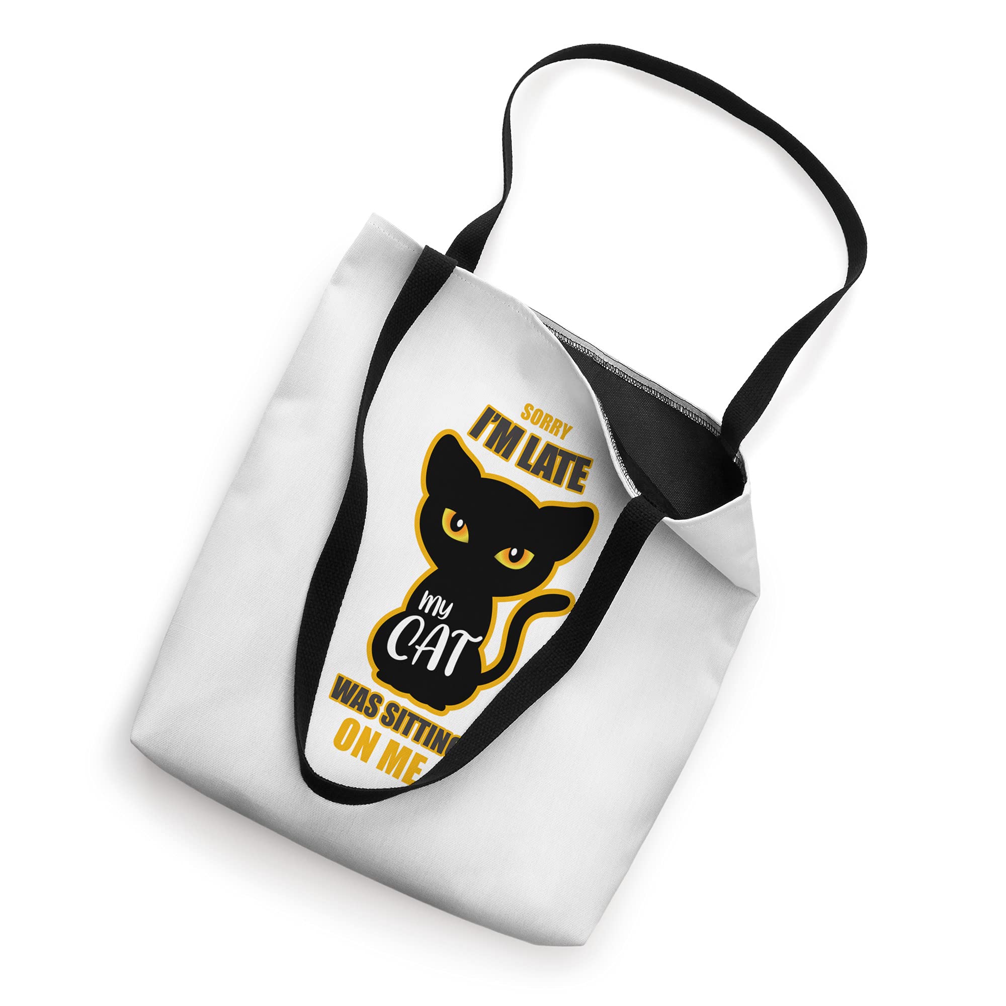 Ironic Cat Owner Tote Bag - Funny Cat Lover Gift for Women - Perfect for Grocery Shopping, Beach Trips & Daily Use