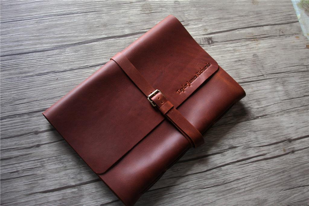 Personalized Leather Retirement Memory Book Photo Album - Custom Engraved Gift for Retirement Party, Coworker, Boss - Perfect for Preserving Memories & Celebrating Milestones