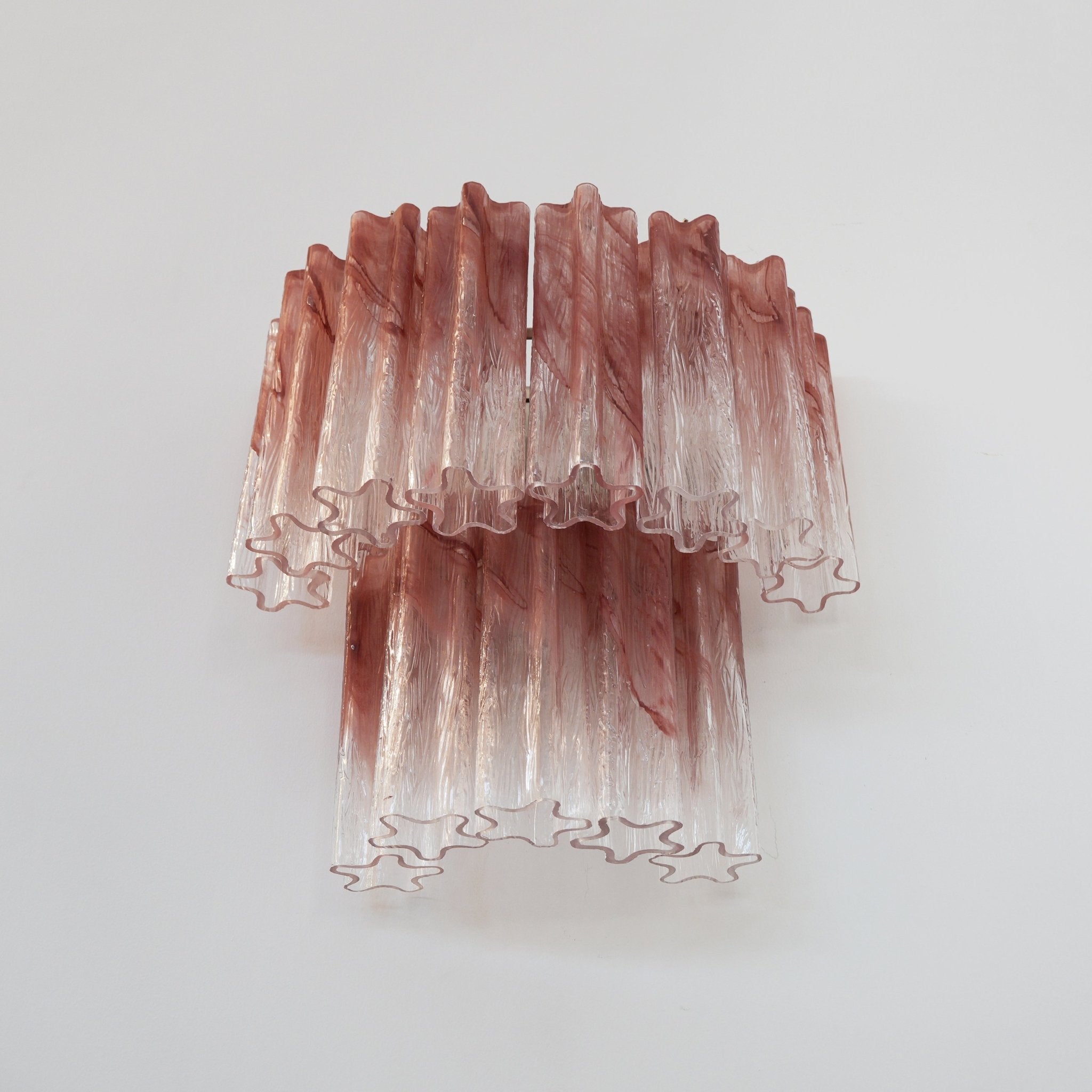 Tronchi Murano Wall Light - Handmade Italian Glass Sconce for Living Room, Bedroom & Hallway Decor