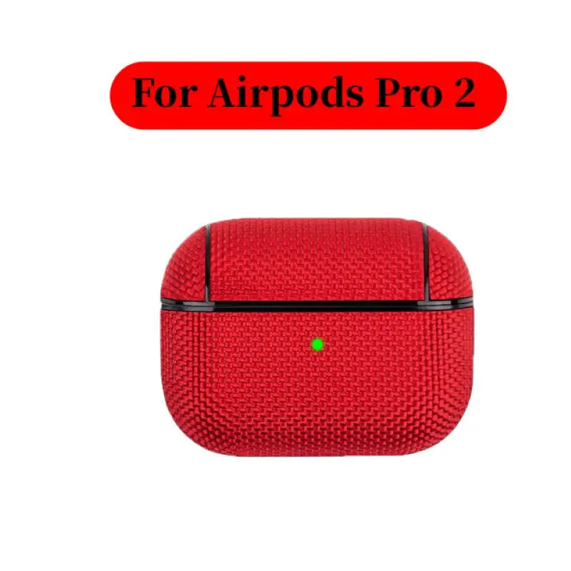 Premium Textile Cloth Protective Case for AirPods Pro 2nd Generation - Soft & Durable Cover with Precise Fit - Perfect for Travel, Workout, and Daily Use