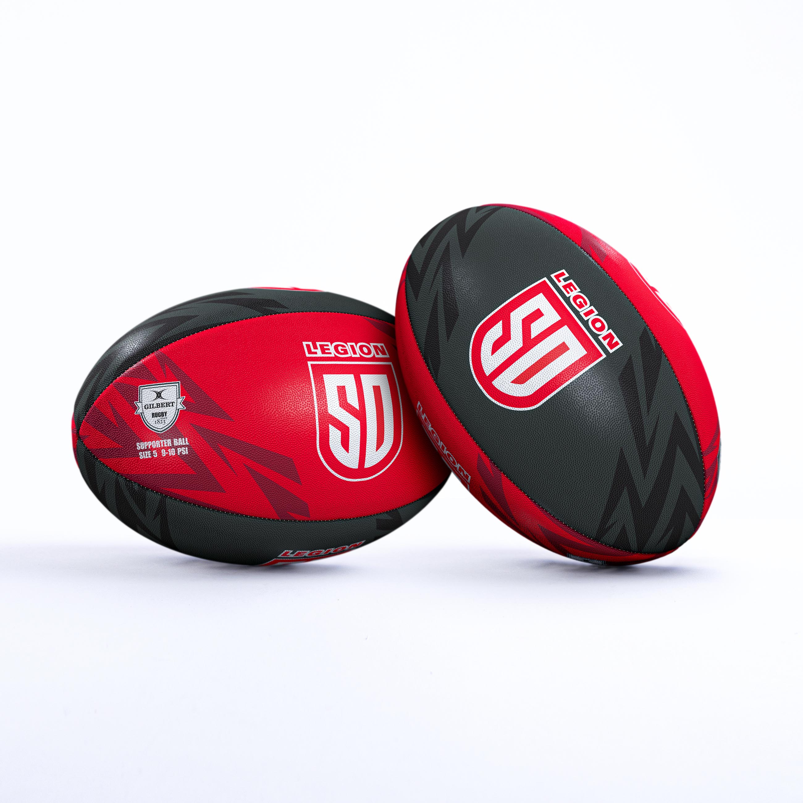 SD Legion 2025 Replica Rugby Ball - Official Size & Weight for Training and Match Play - Perfect for Rugby Fans, Collectors, and Sports Enthusiasts