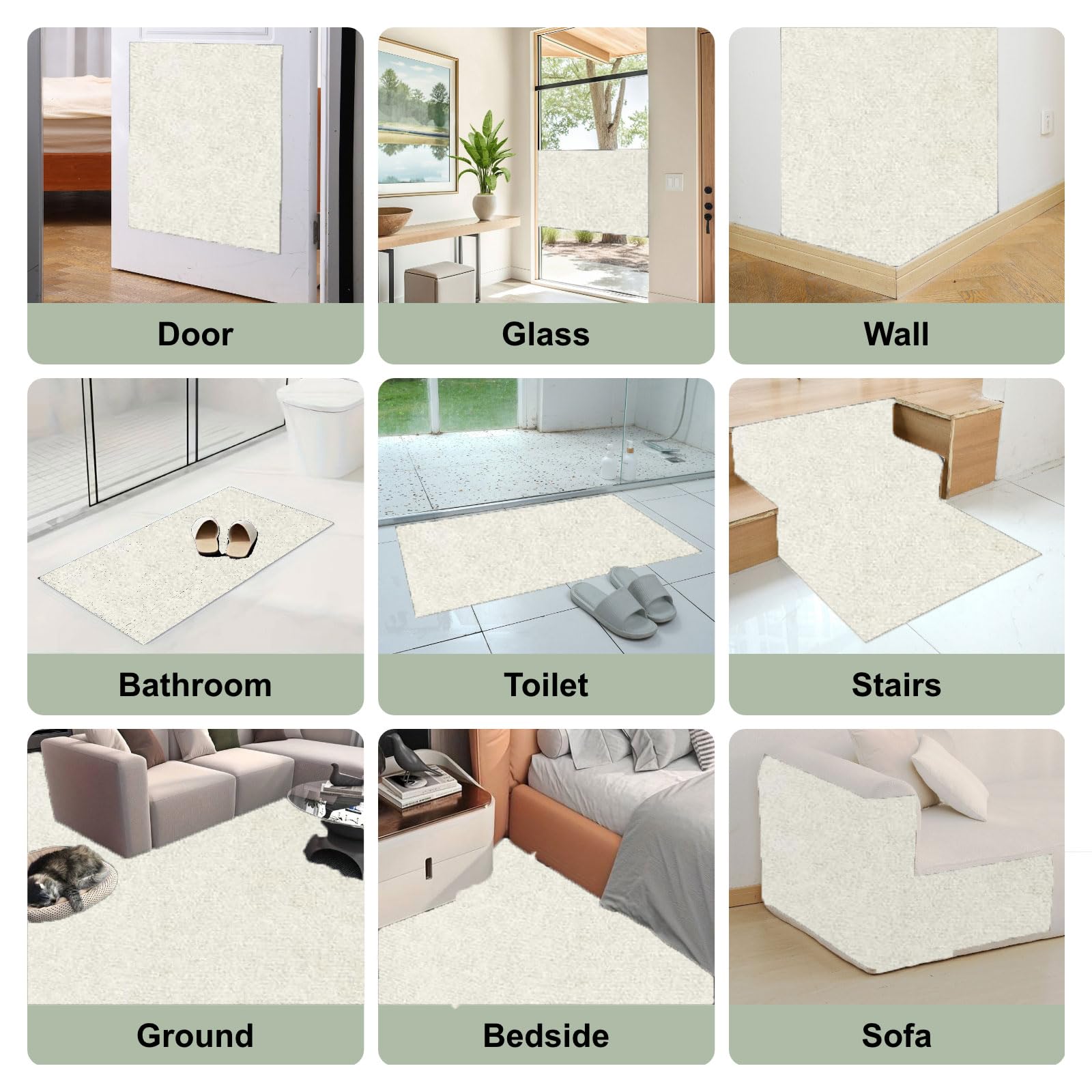 Premium Cat Scratch Couch Protector - Adhesive Furniture Guard for Cats, DIY Climbing Scratcher Pad to Prevent Cat Claw Damage (Off-White, 39.3x15.8 Inch) - Perfect for Sofas, Couches & Indoor Furniture Protection