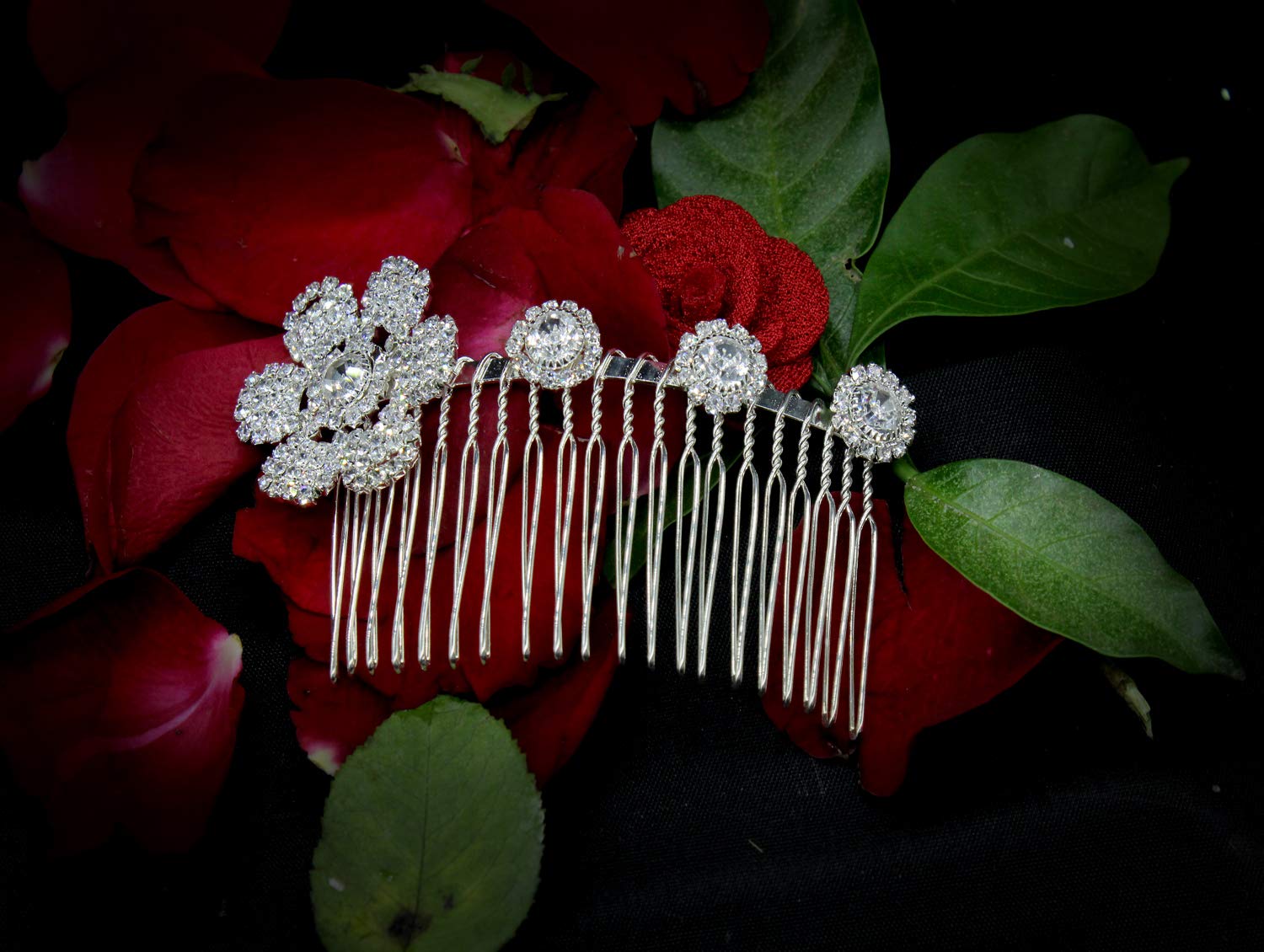 ACCESSHER Bridal Hair Accessories - Elegant Hair Clip, Comb Pin & Jooda Pin for Women & Girls (Pack of 1) | Perfect for Weddings, Parties & Special Occasions