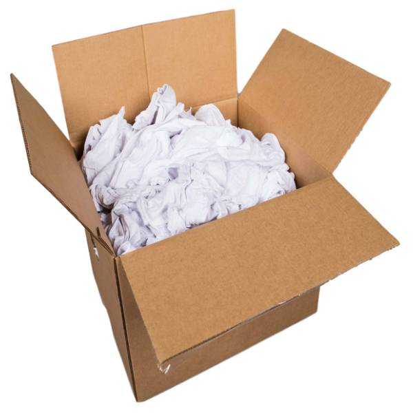 25lbs Bulk Recycled Cotton Rags - Eco-Friendly Cleaning Cloths for Home, Workshop & Industrial Use | Sustainable Cleaning Supplies for Automotive, Kitchen & DIY Projects