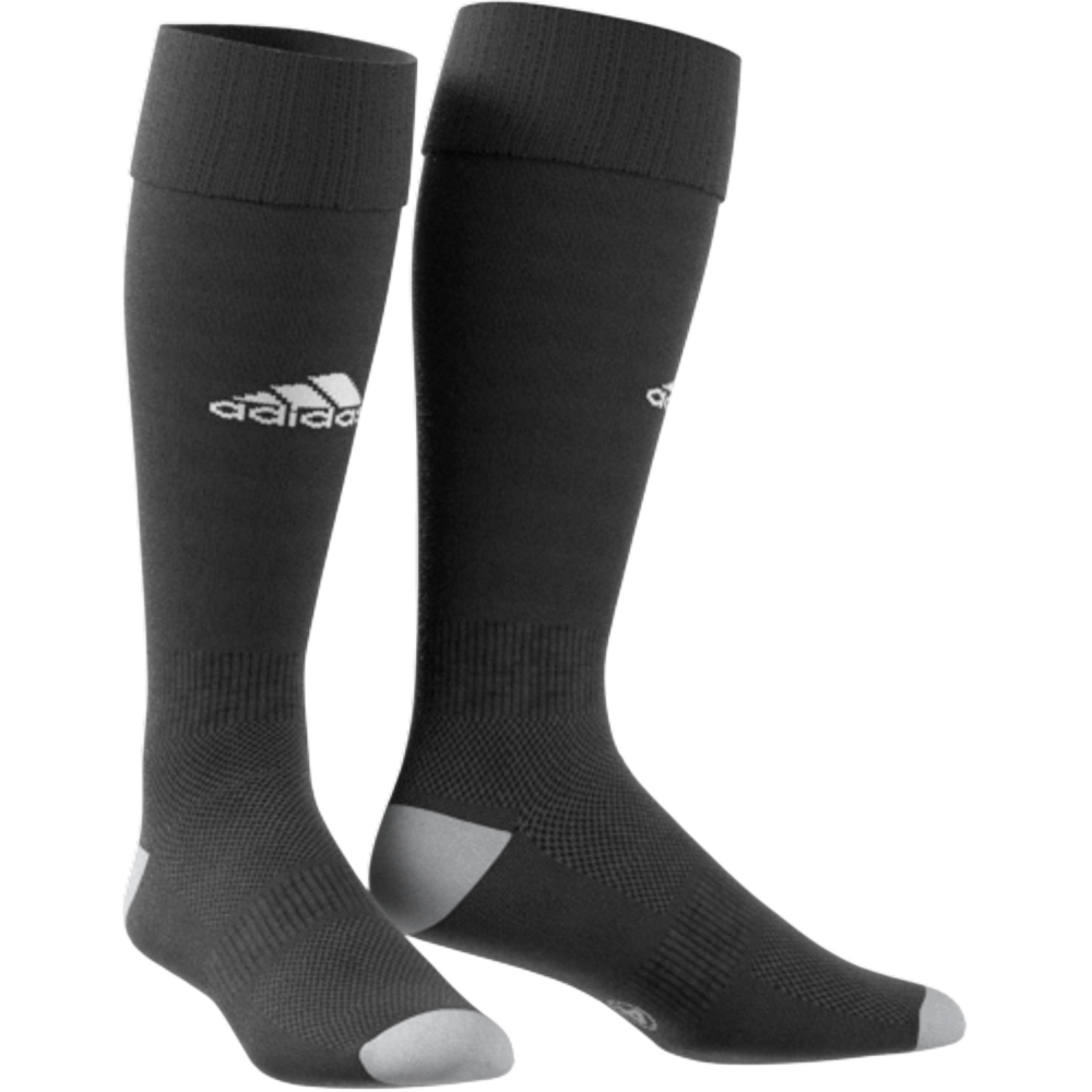 Adidas Milano 16 Sock - Black & White Athletic Socks for Men & Women - Comfortable Sports Socks for Running, Gym, Workout & Everyday Wear